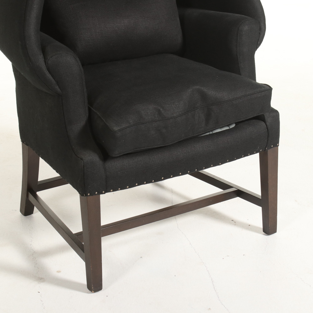 Restoration Hardware "1920s Wingback Chair" EBTH