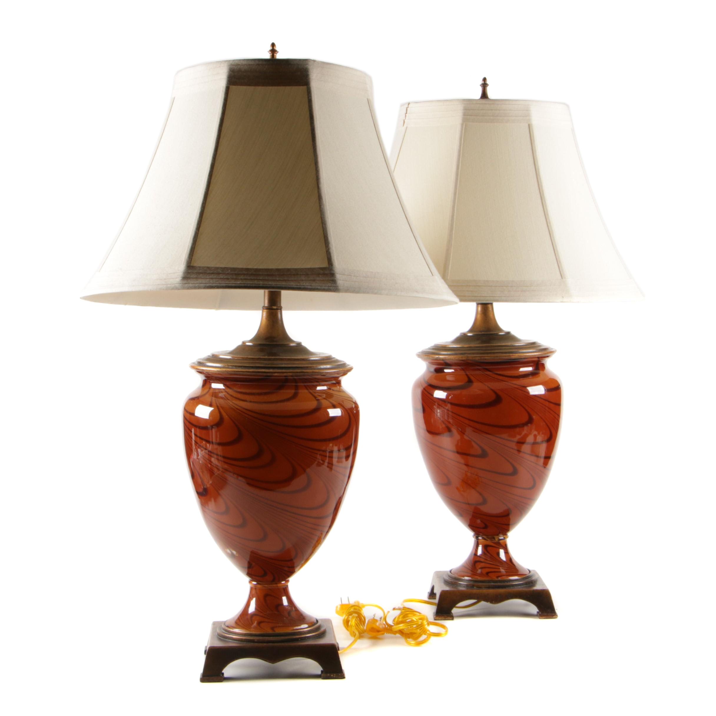 ginger jar shaped table lamps