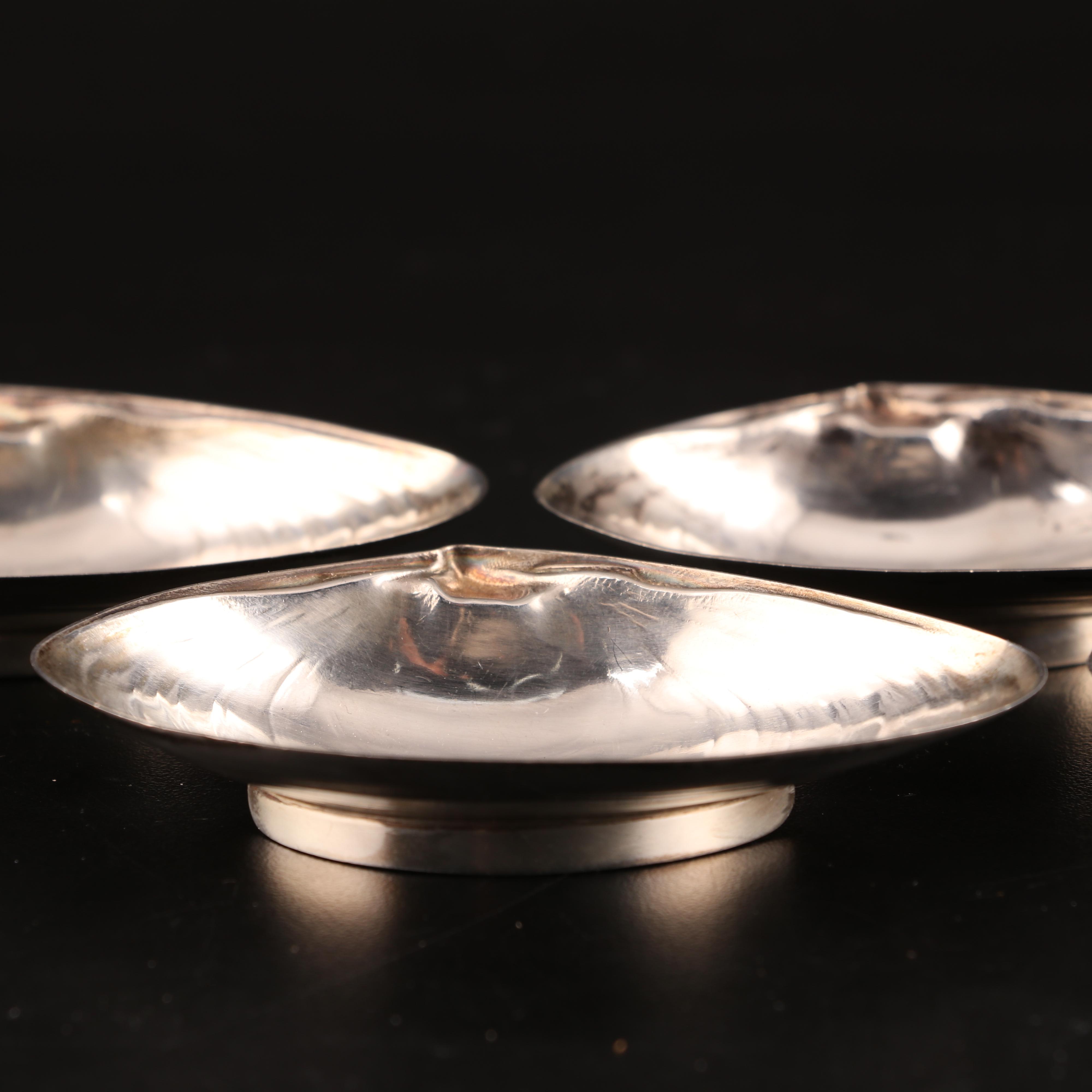 Wallace ShellForm Sterling Silver Nut Bowls, Mid20th Century EBTH