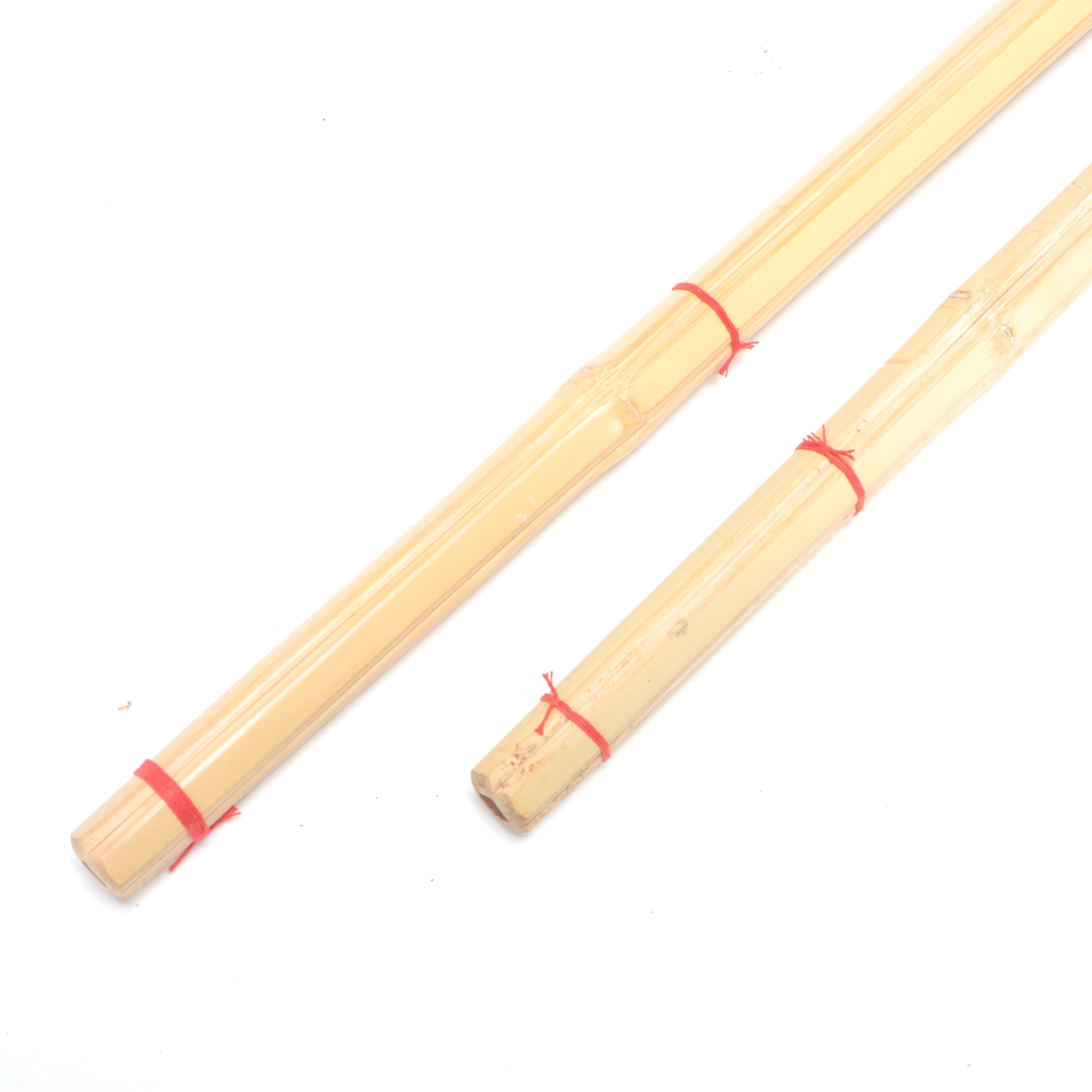 Chinese Bamboo Martial Arts or Battling Bo Staffs, Late 20th Century EBTH