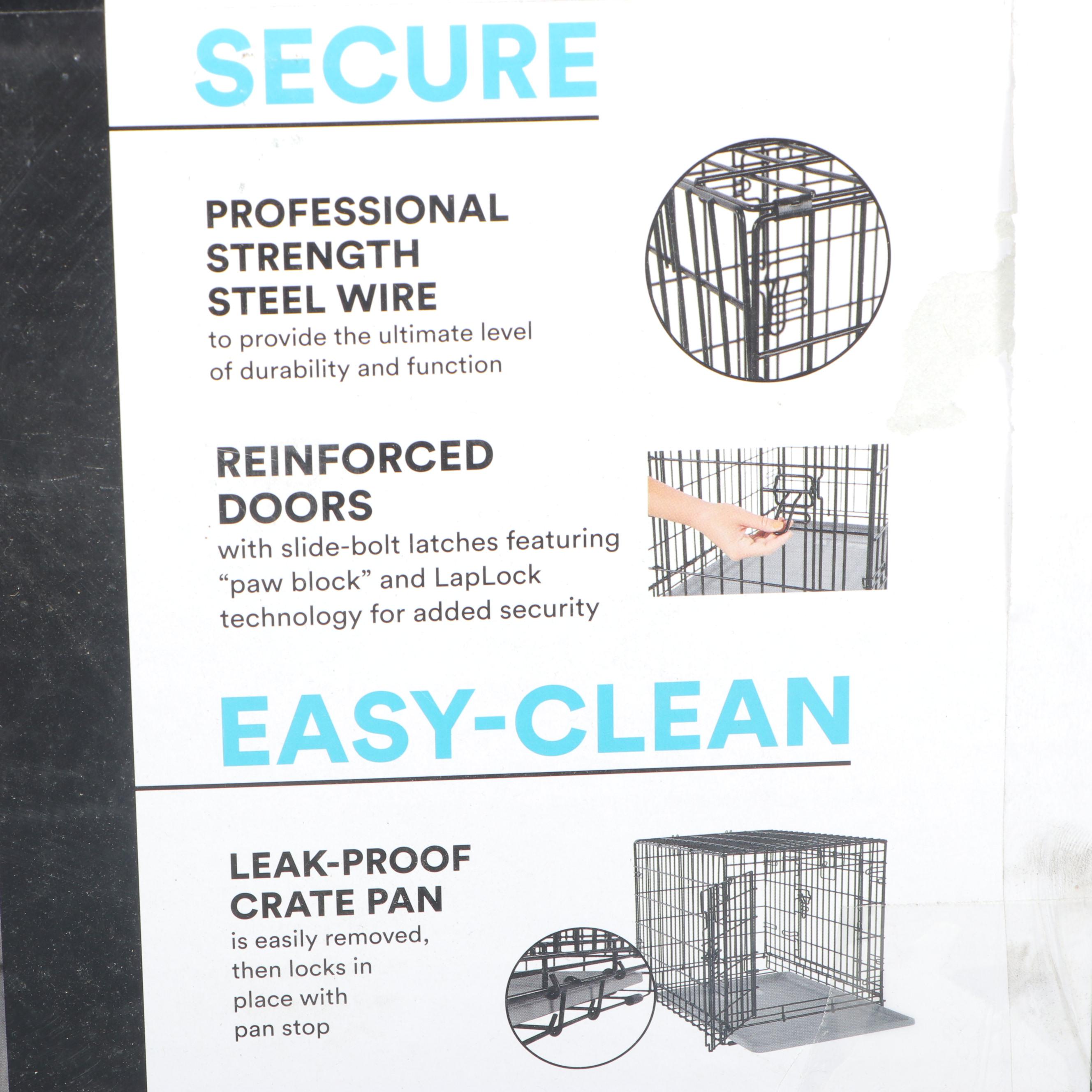 You & Me 2Door Metal Folding Dog Crate EBTH