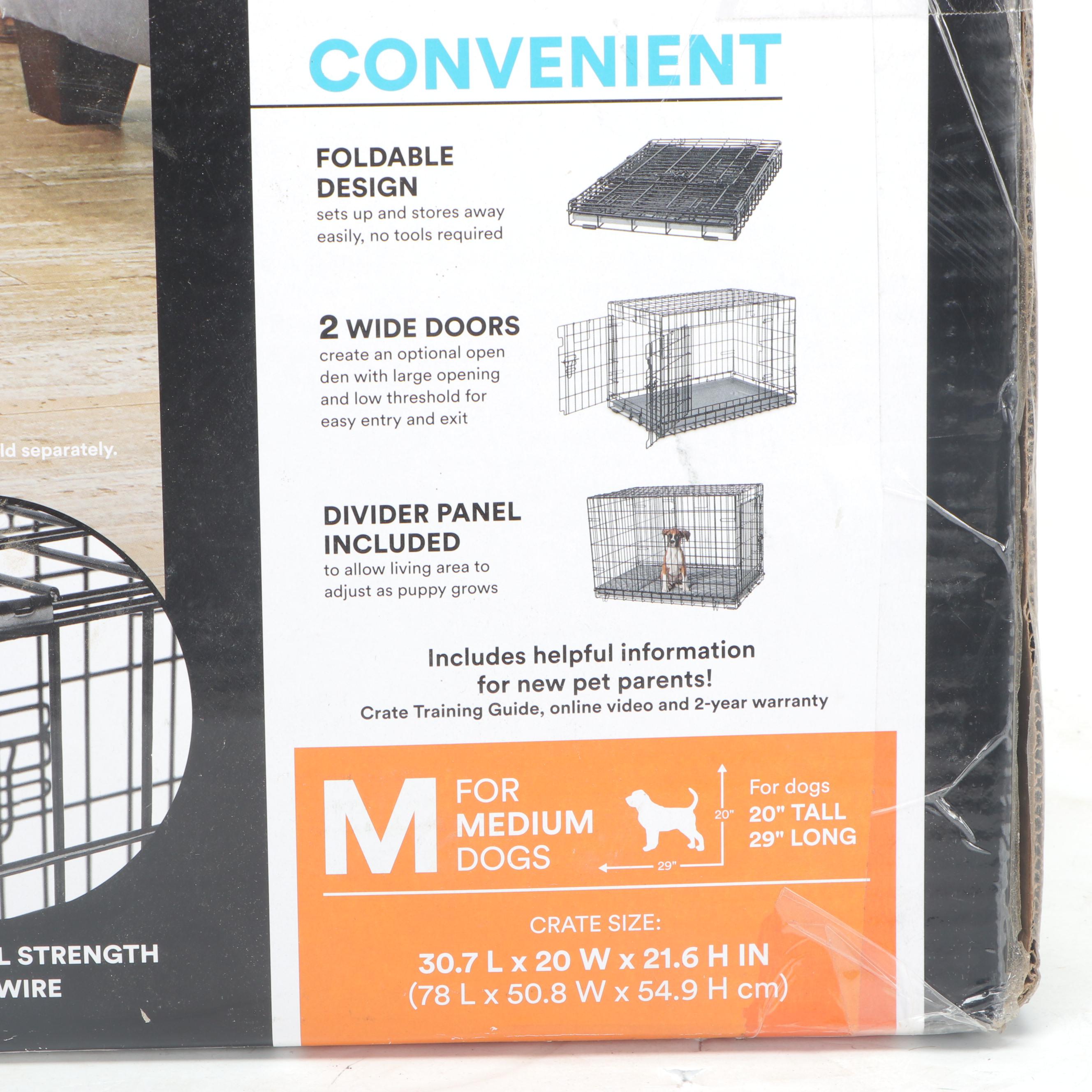 You & Me 2Door Metal Folding Dog Crate EBTH
