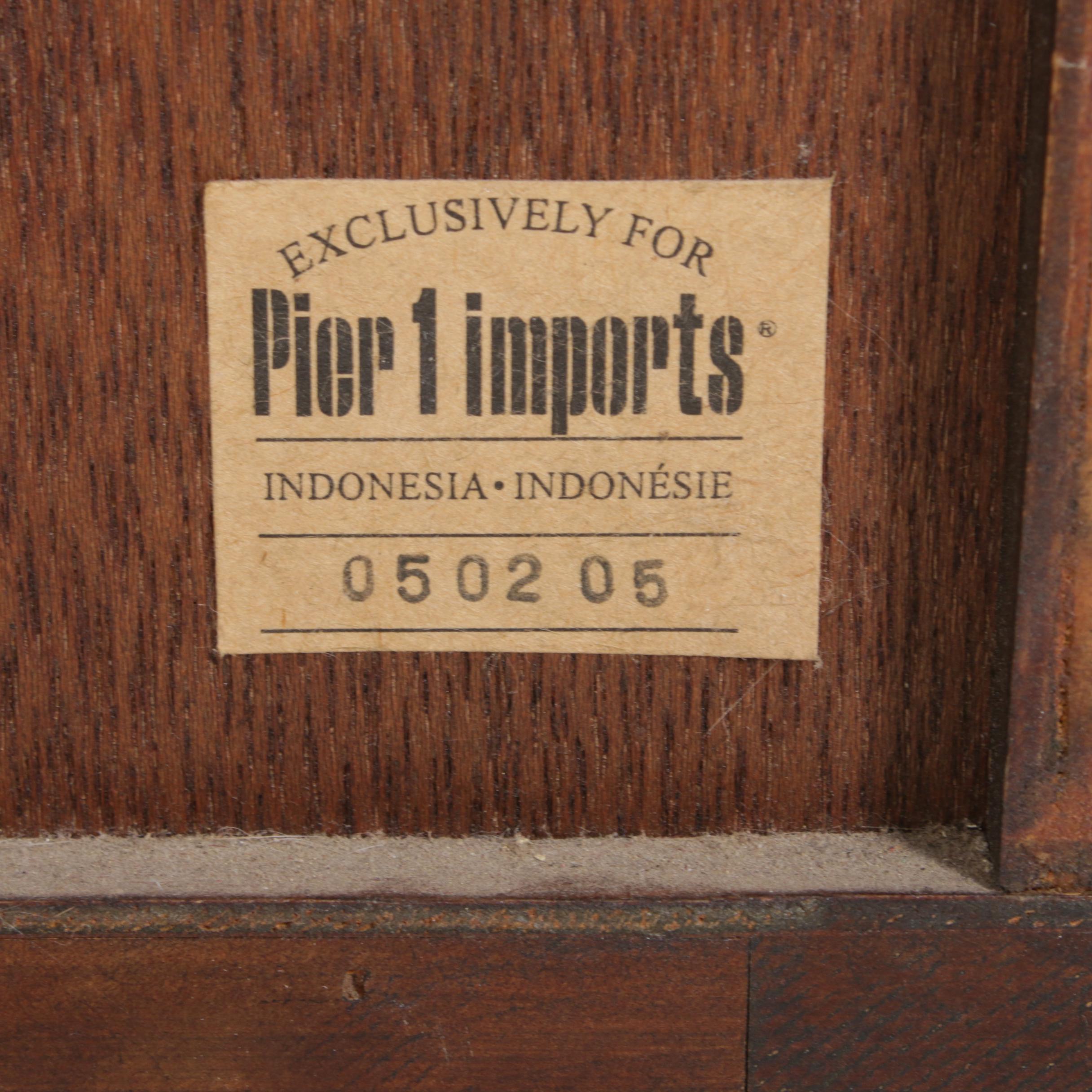 Pier 1 Imports Asian Style Bamboo Accented Top Drawer ...