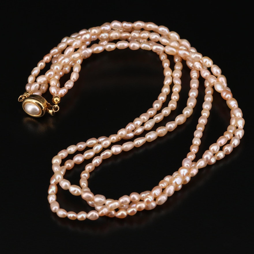Shell and Cultured Pearl Strand Necklaces | EBTH