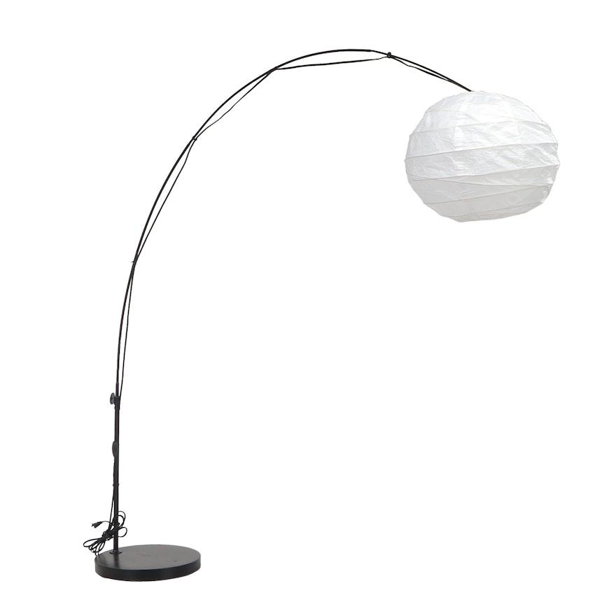 Elke week in stand houden mini Ikea Modern Metal Arc Floor Lamp | EBTH