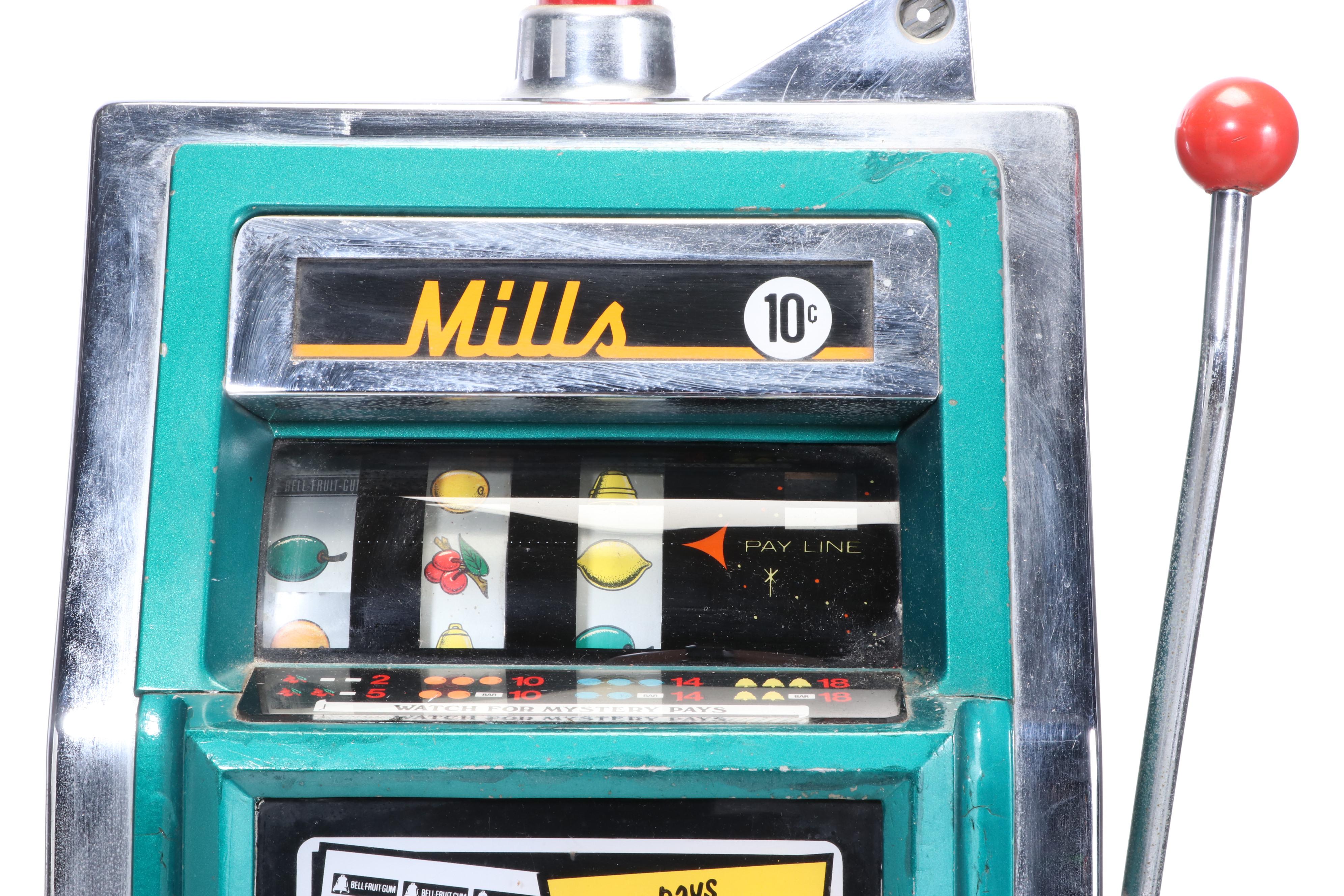Mills Dime Gambling Slot Machine with Mid20th Century EBTH