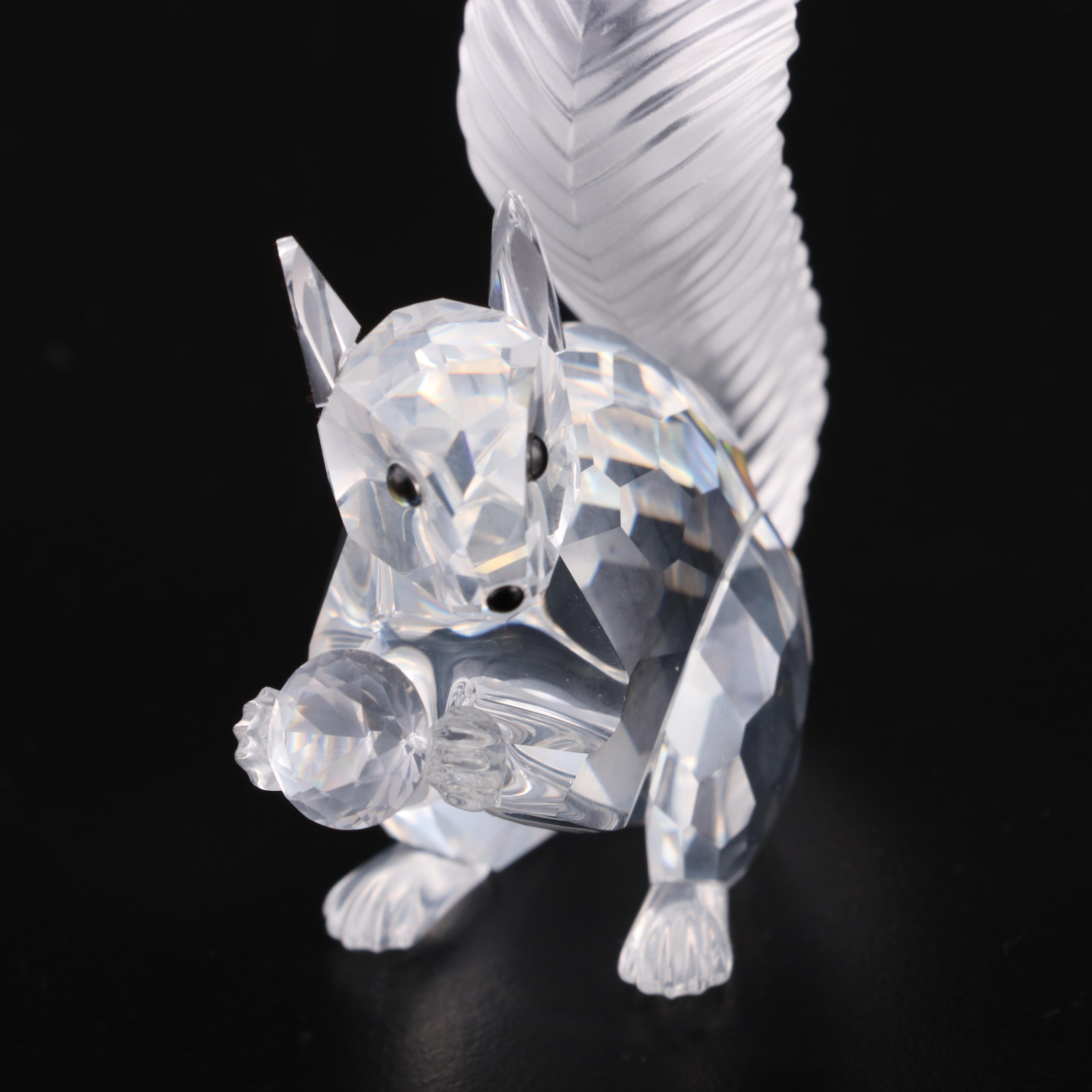 Swarovski Crystal "The Squirrel" Figurine with Original Case EBTH