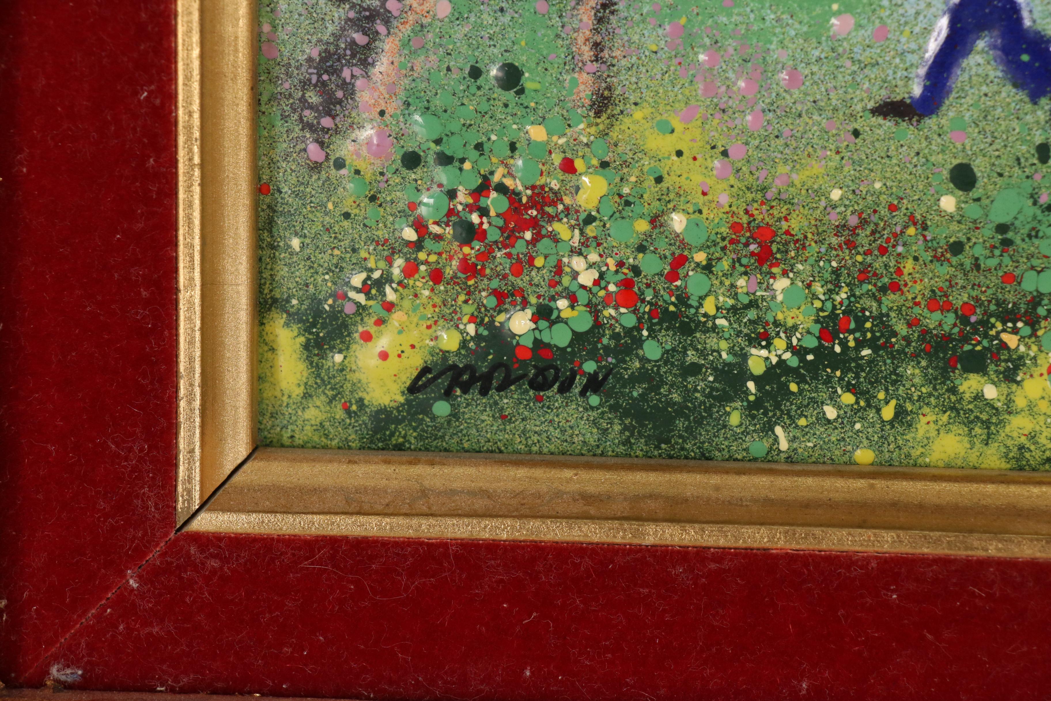 Louis Cardin Enamel Paintings and More EBTH