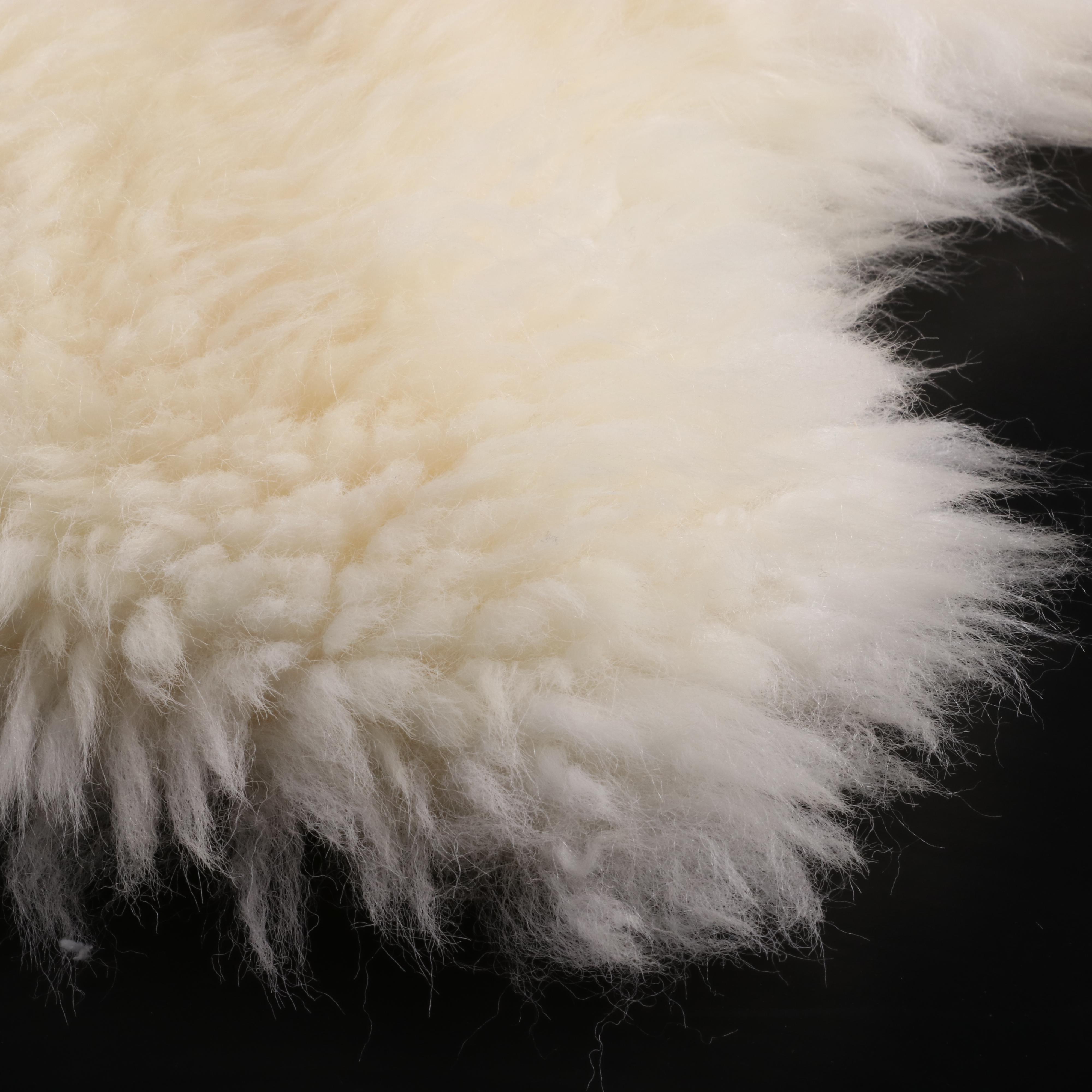 Bowron Natural Sheepskin Accent Rug EBTH