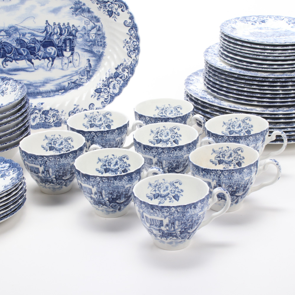 Johnson Brothers "Coaching Scenes" Ironstone Hunting Country Dinnerware