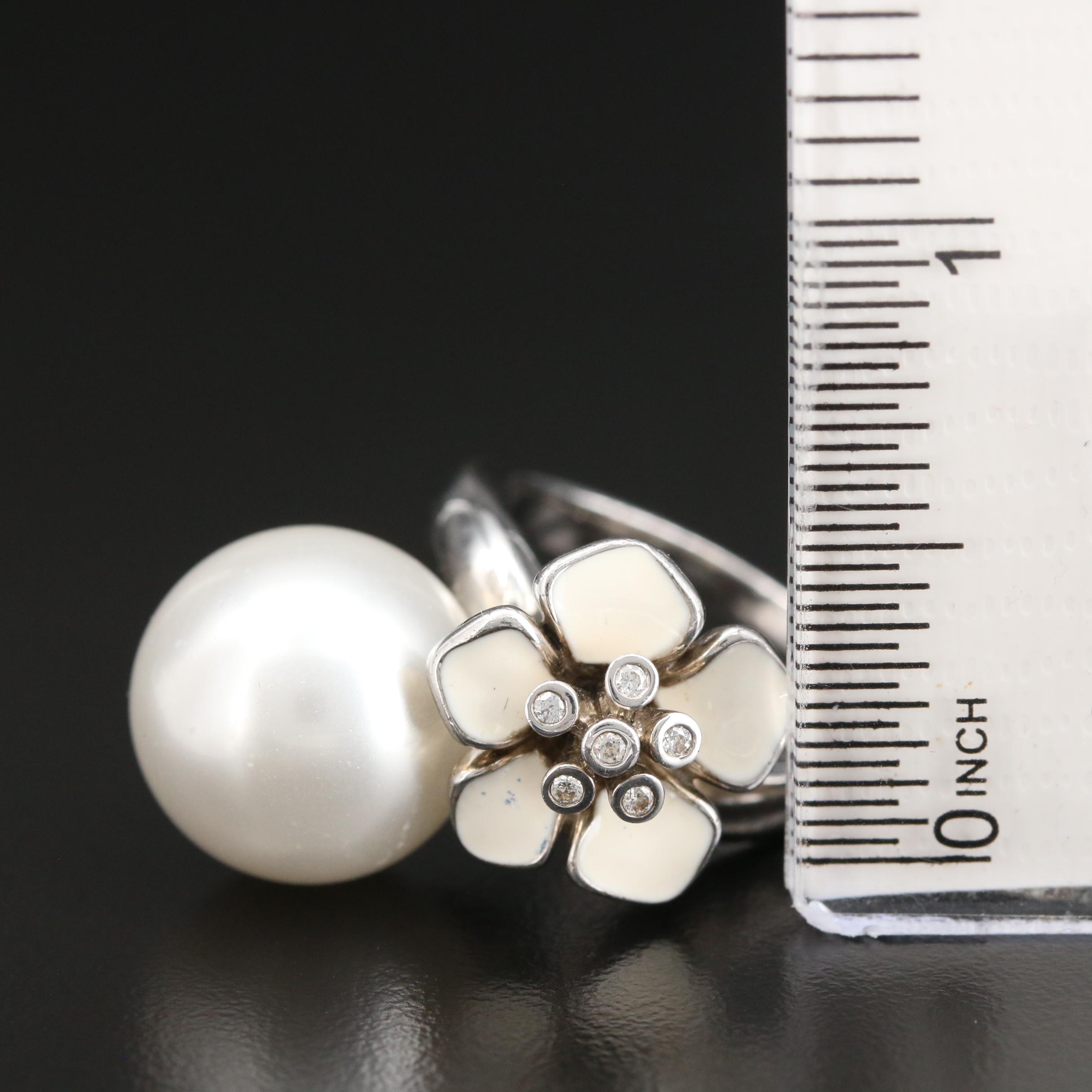 Belle Étoile Sterling Silver Ring with Cubic Zirconia and ...