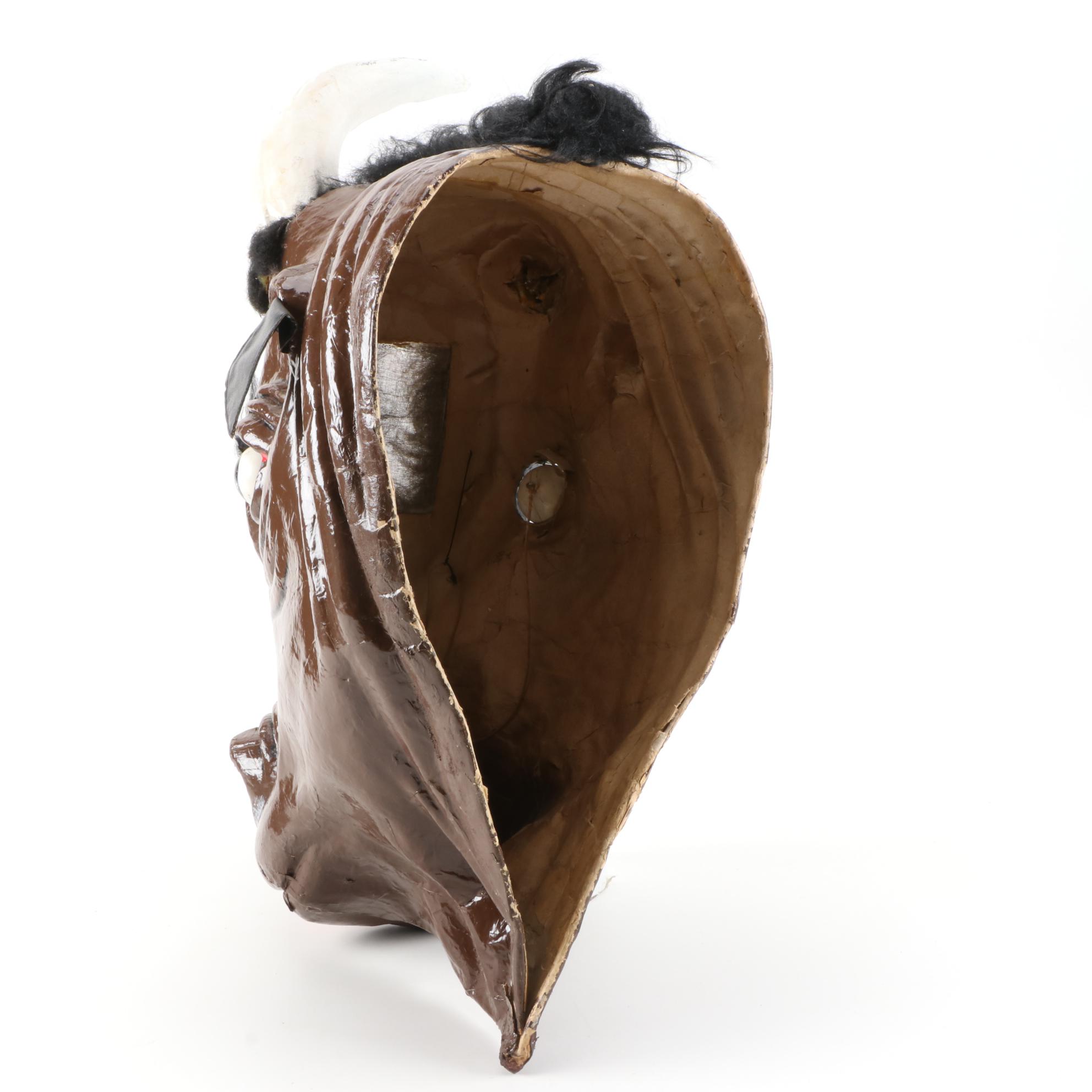 PapierMâché Bull Head Costume EBTH