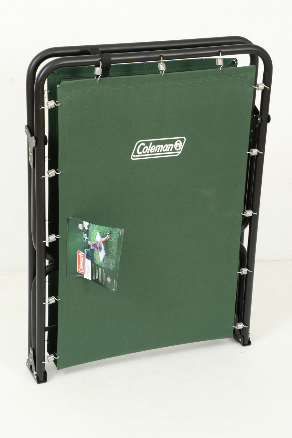 Coleman "Ridgeline III" SpringMounted Steel Folding Cot with Mattress