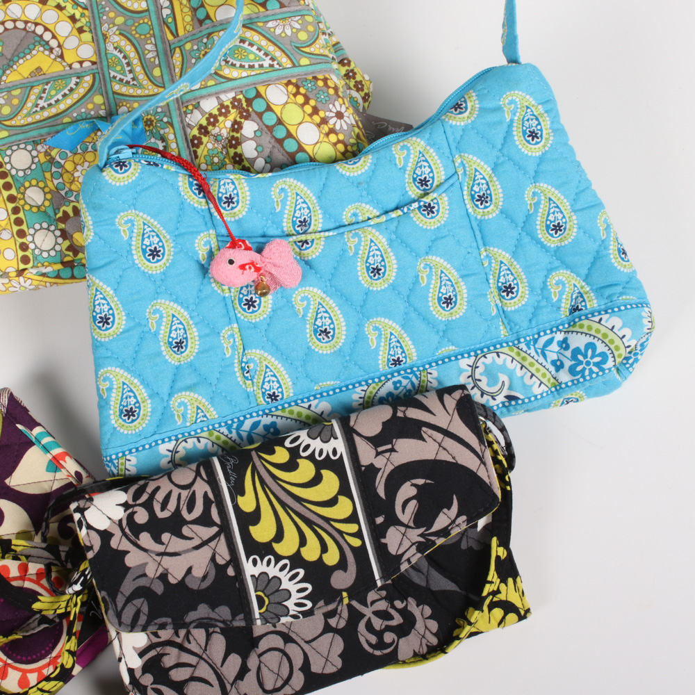 Vera Bradley Quilted Bags in "Plum Crazy" and Other Patterns EBTH