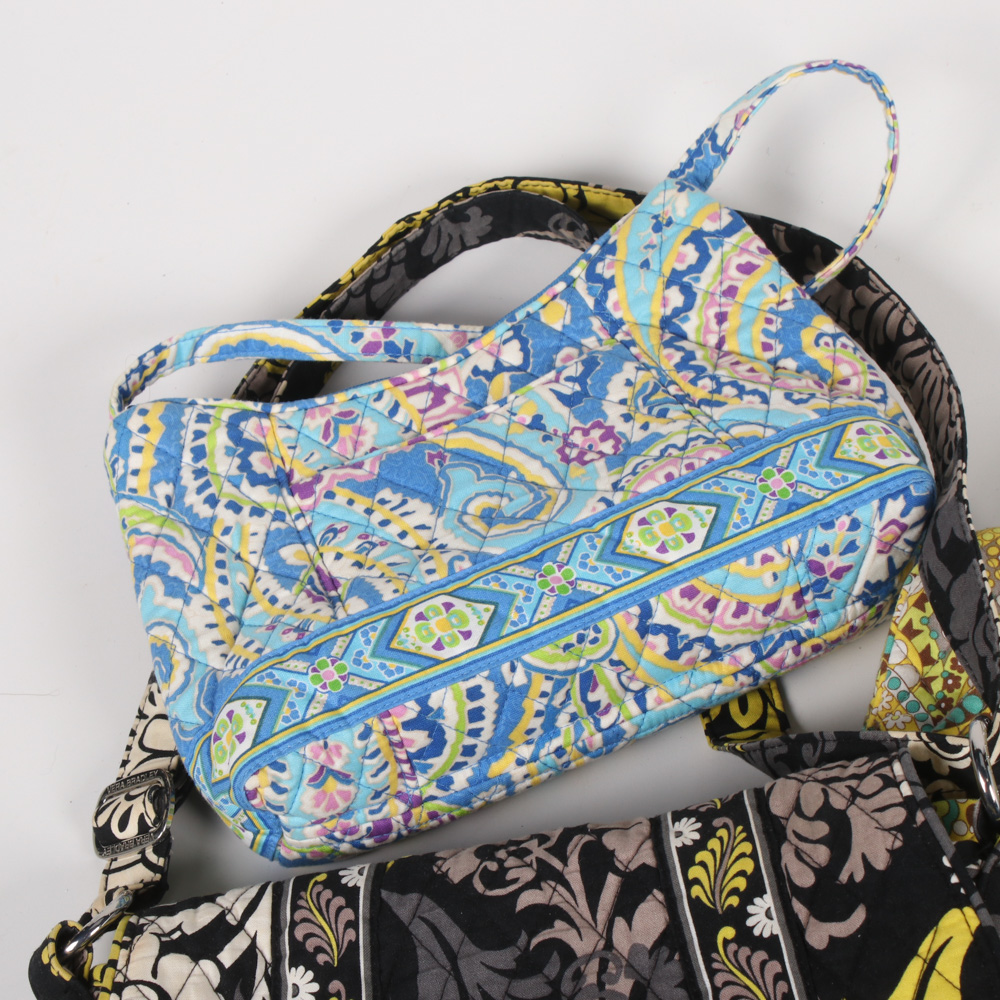Vera Bradley Quilted Bags in "Plum Crazy" and Other Patterns EBTH