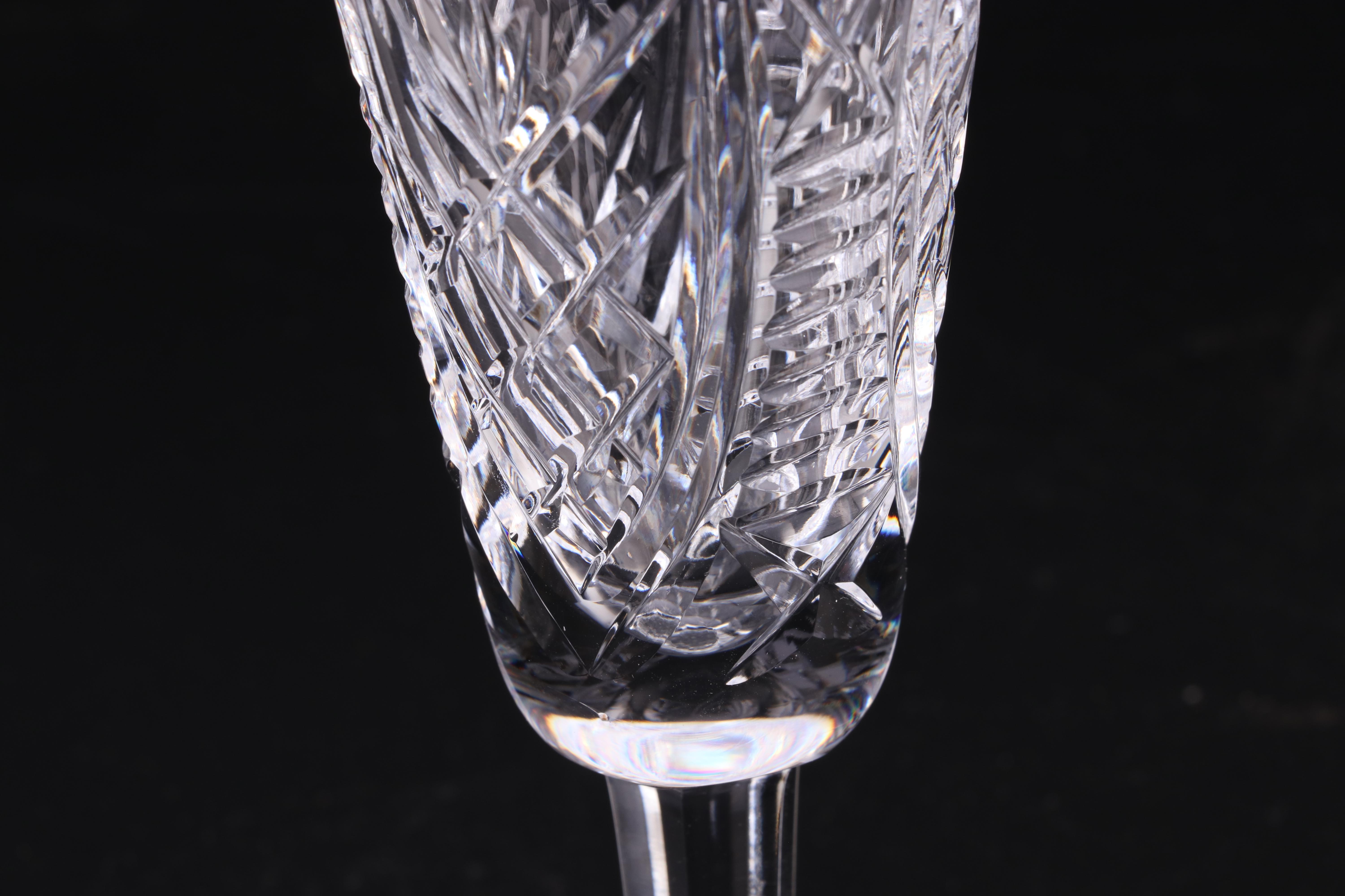 Signed Waterford Crystal Millennium Series Champagne Flute and Other
