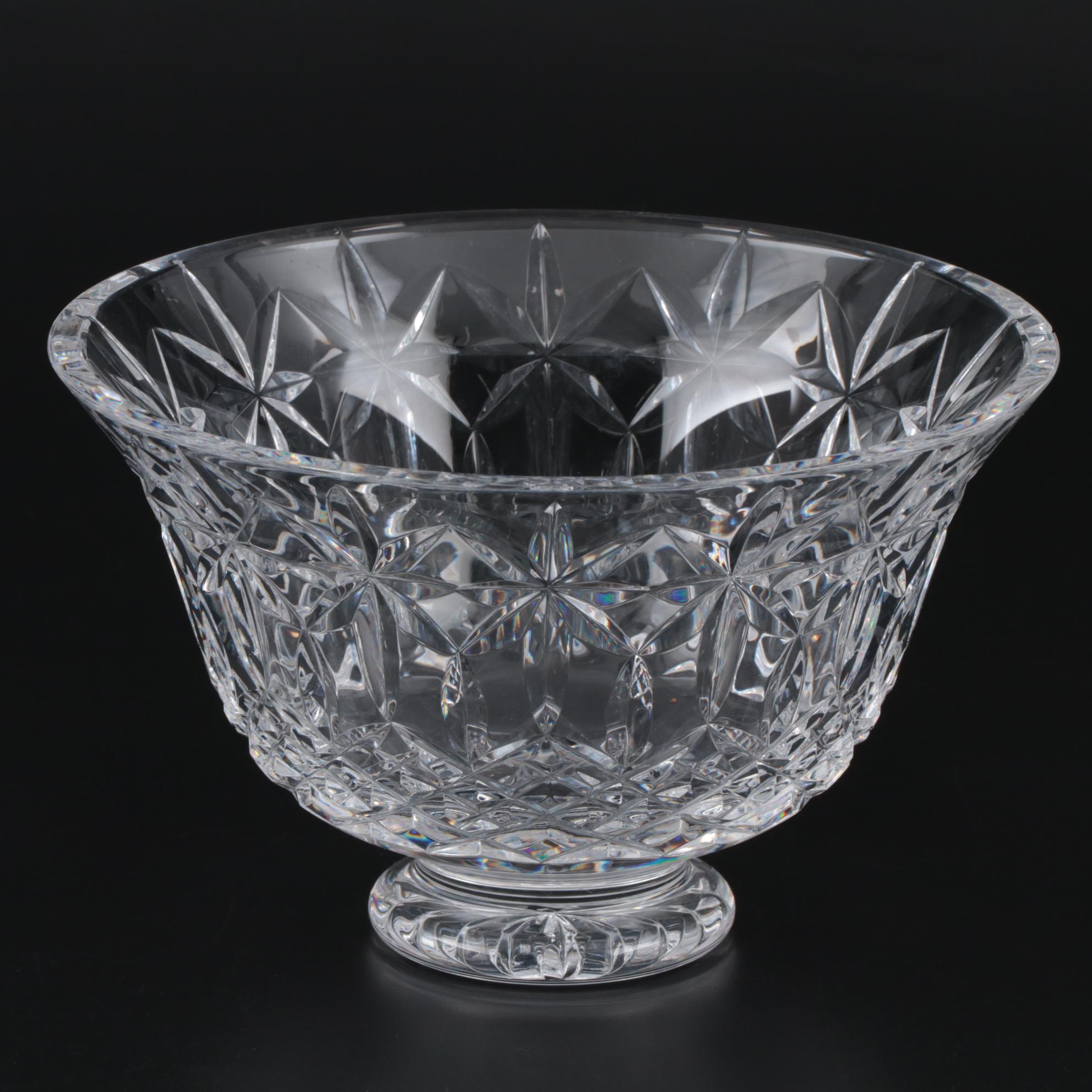 Waterford Crystal Footed Centerpiece Bowl EBTH