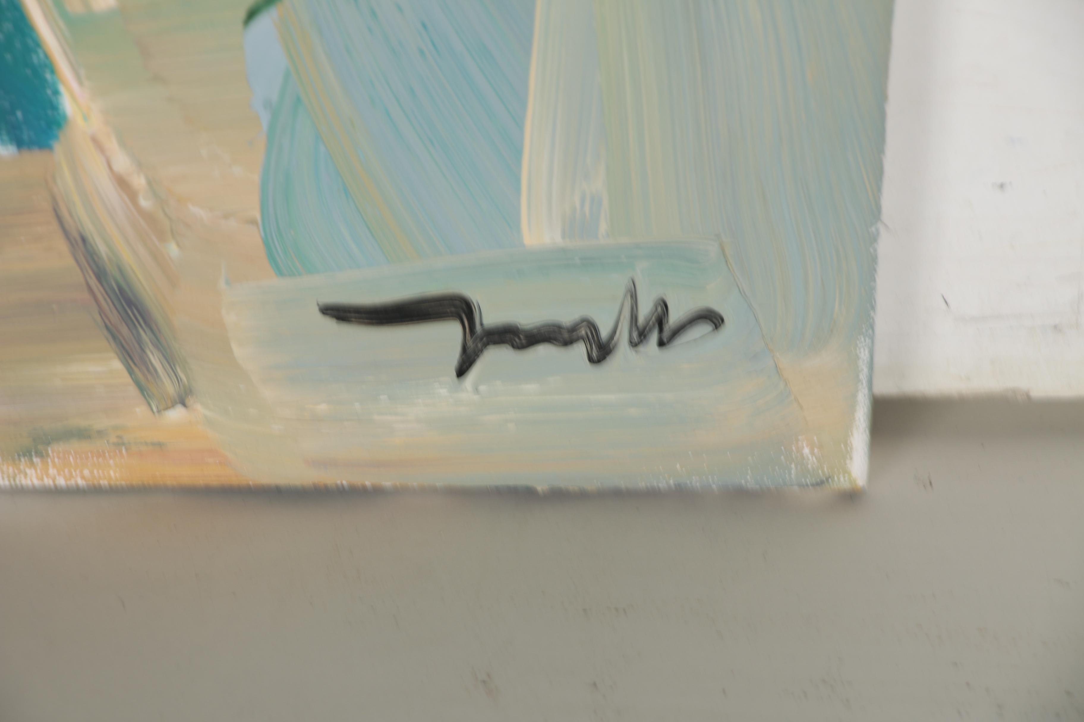 Jose Trujillo Oil Painting Big Floral Arrangement Ebth