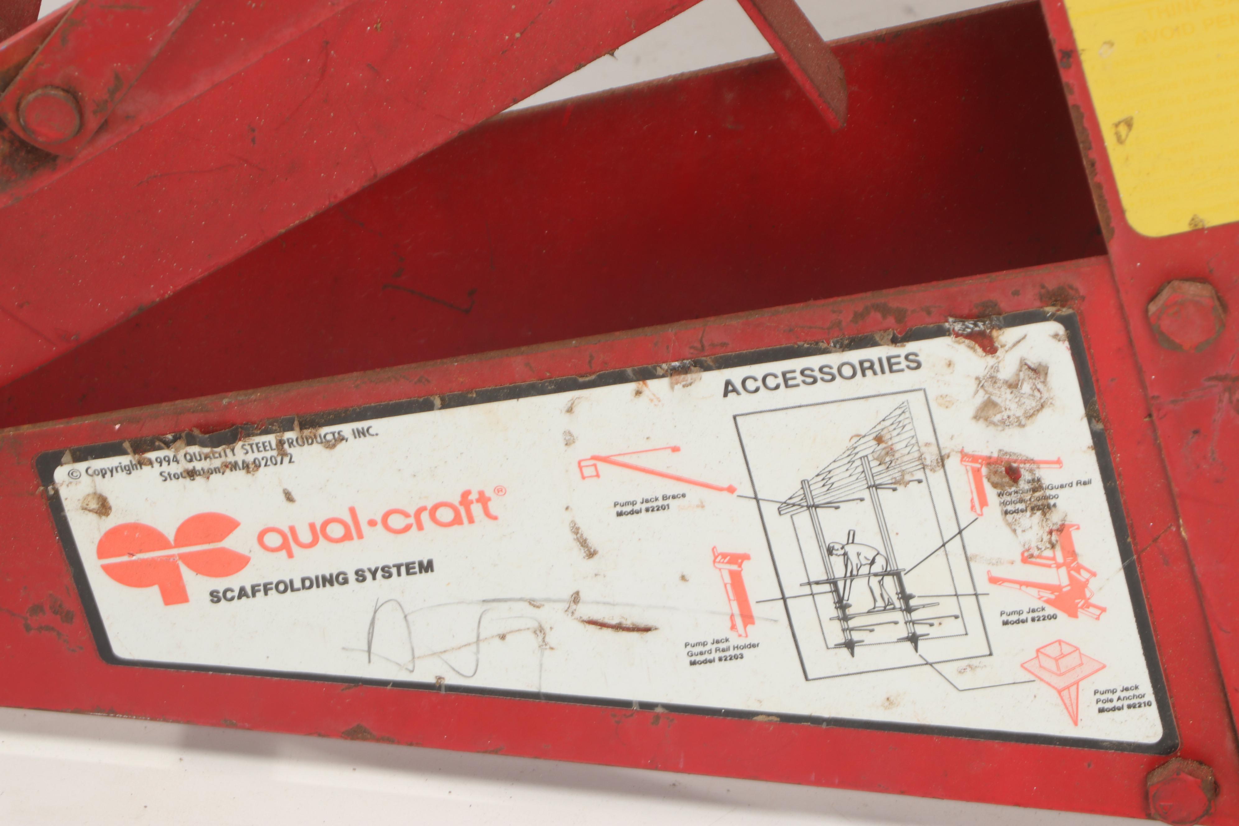 QualCraft Industrial Pump Jack and Scaffolding System Construction