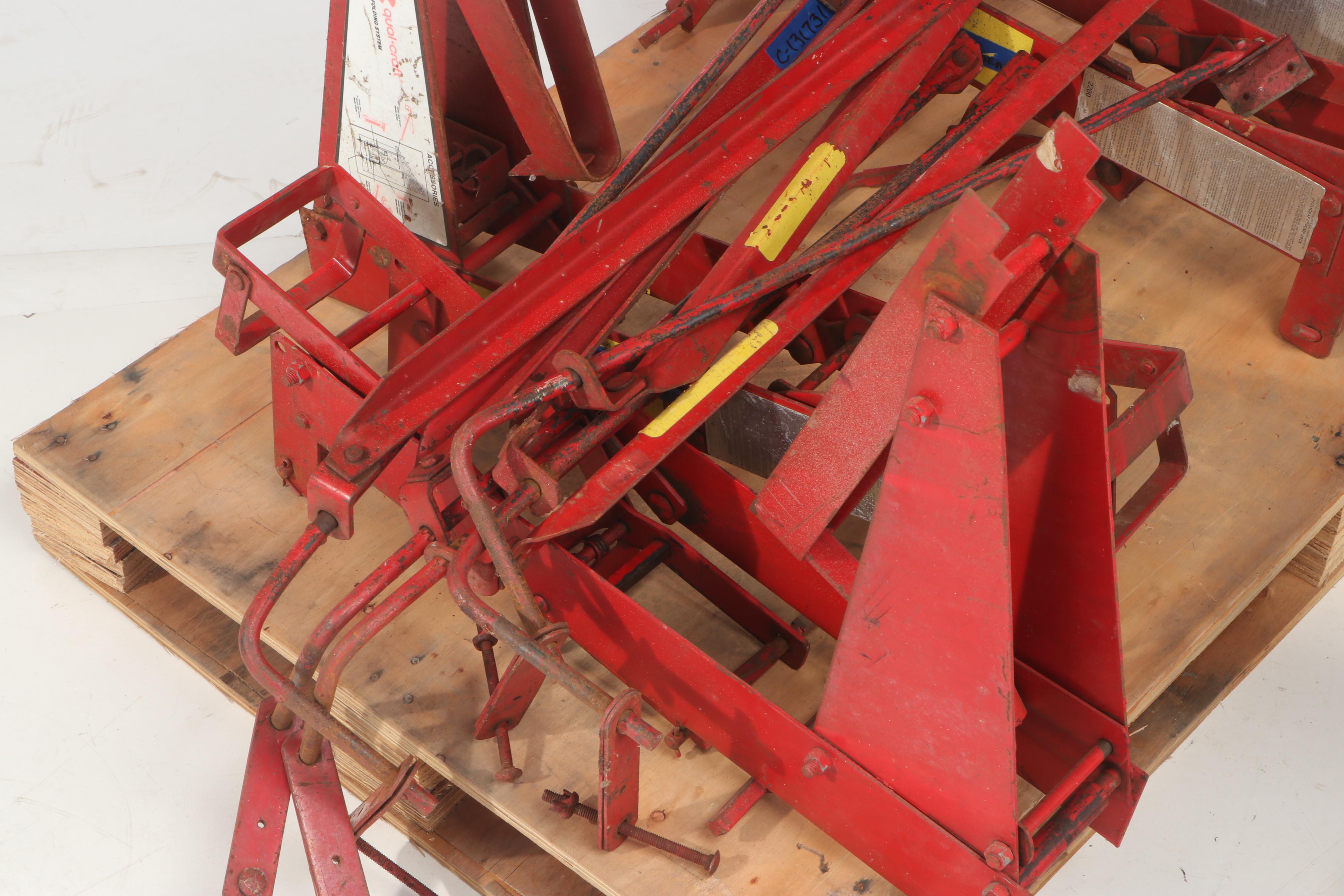 QualCraft Industrial Pump Jack and Scaffolding System Construction