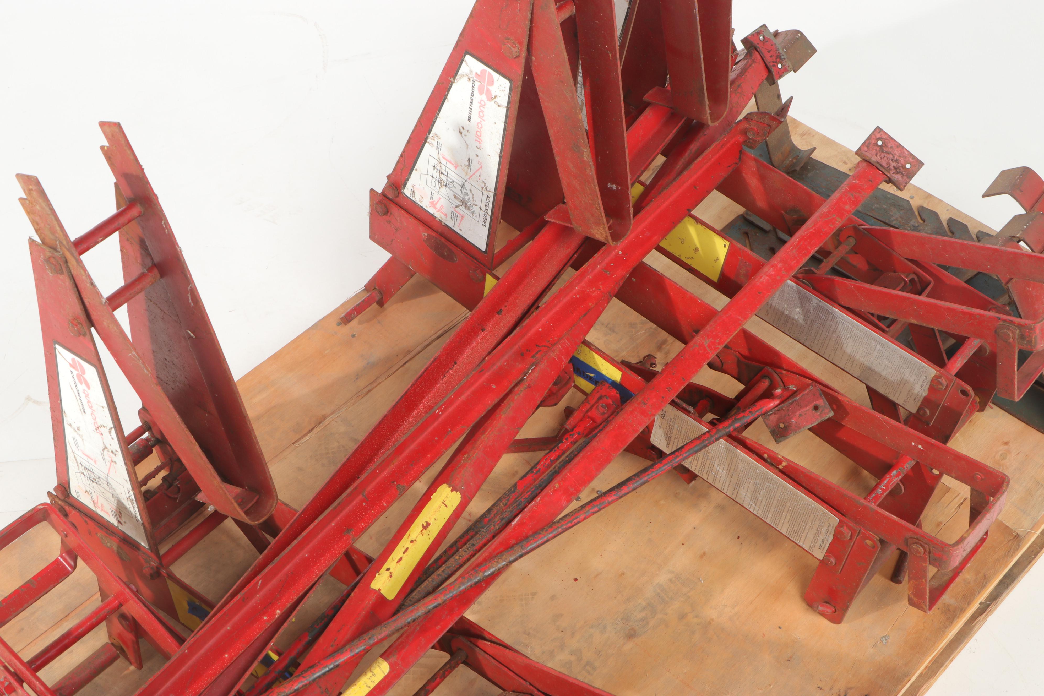 QualCraft Industrial Pump Jack and Scaffolding System Construction