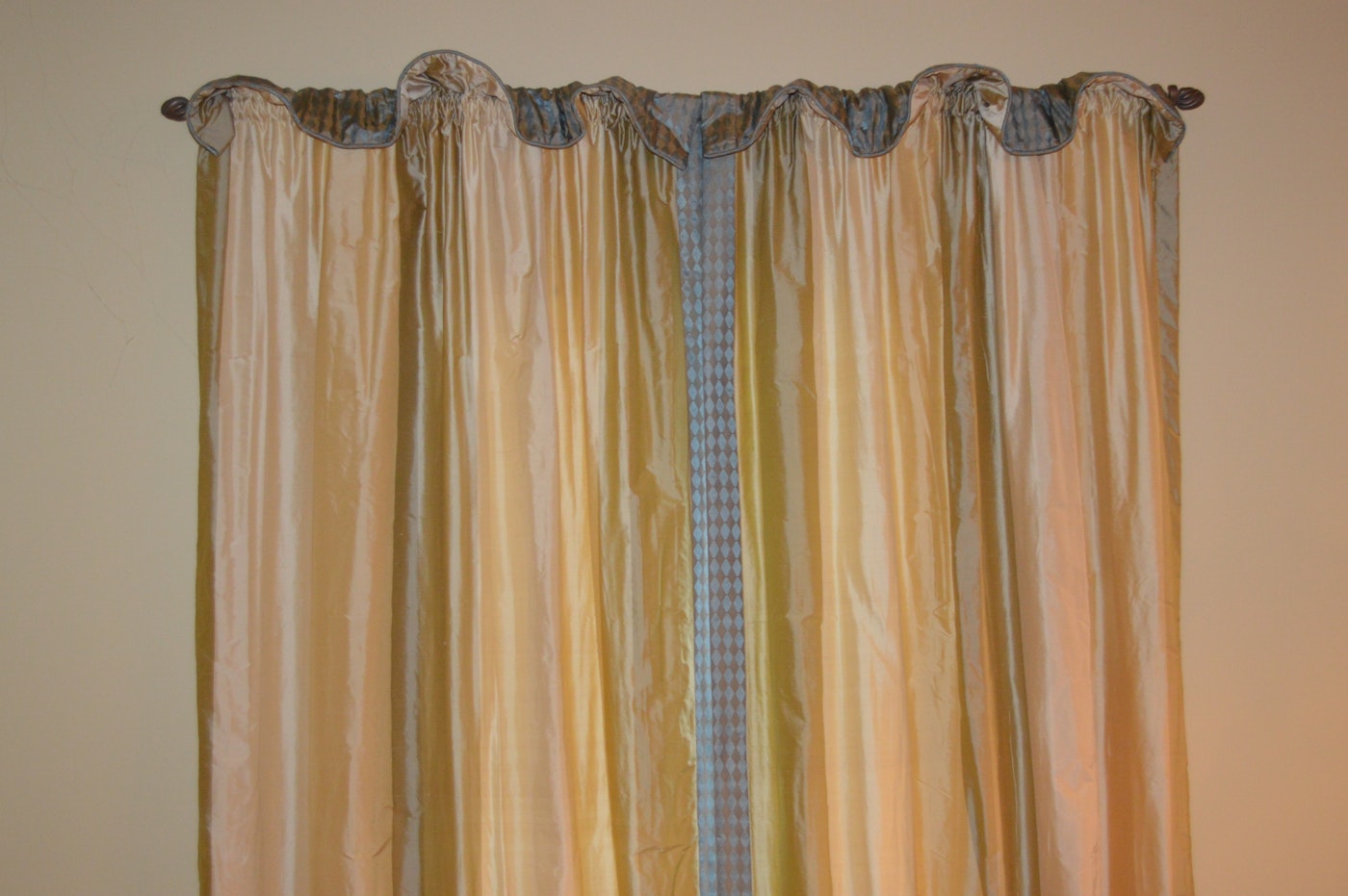 Silk Drapery Panels For Living Room