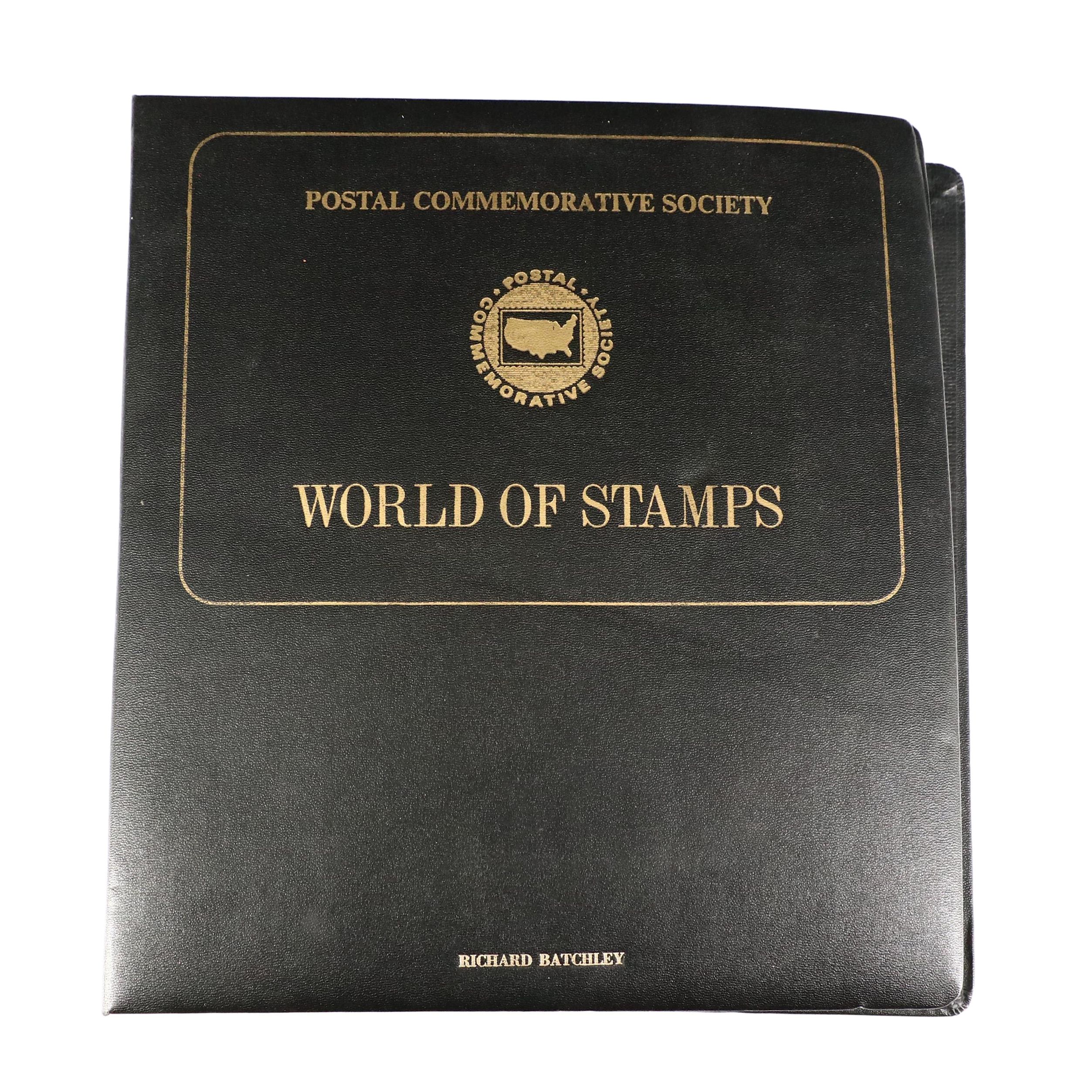 Postal Commemorative Society World Of Stamps Album Ebth