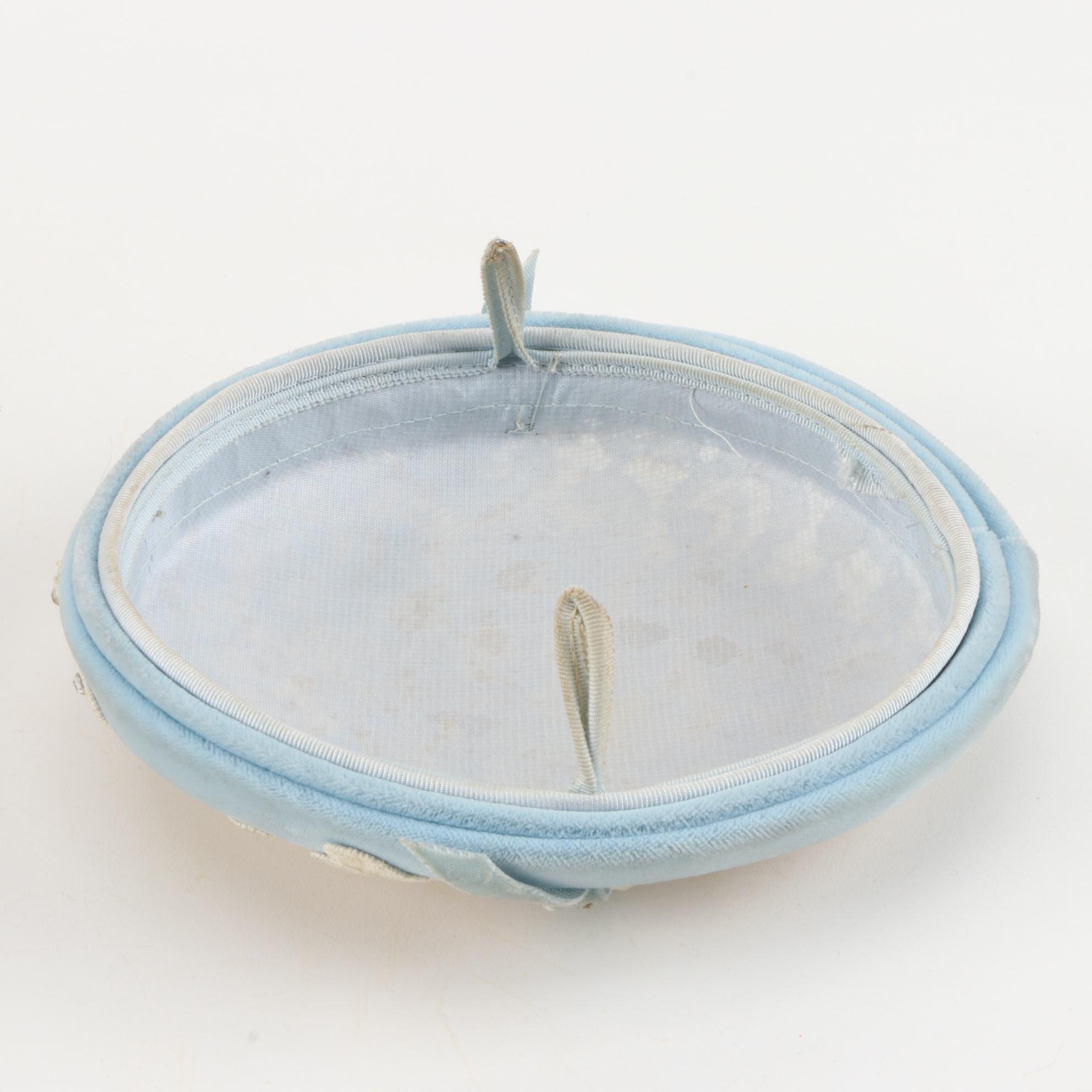 Vintage Calot and Peach Basket Hats with Contemporary Fascinator and