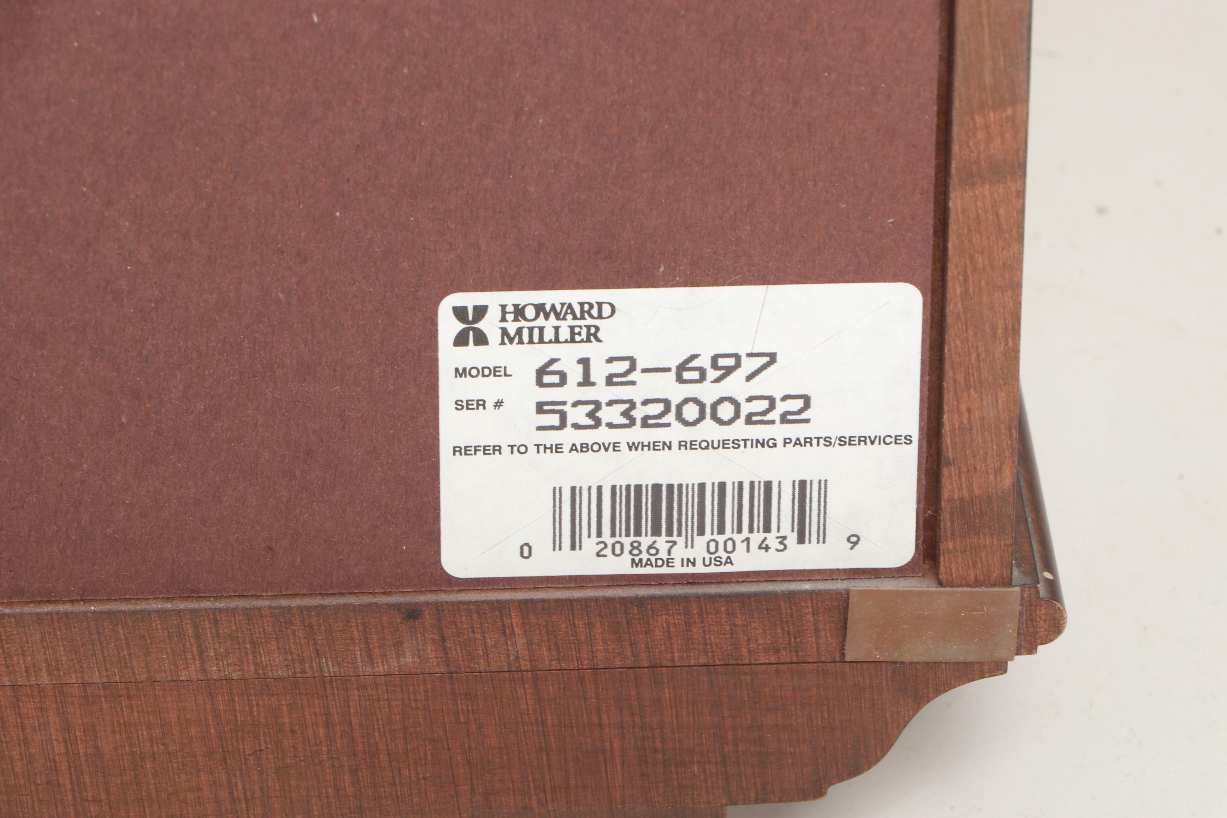 Howard Miller "Danwood" Westminster Chime Wall Clock EBTH