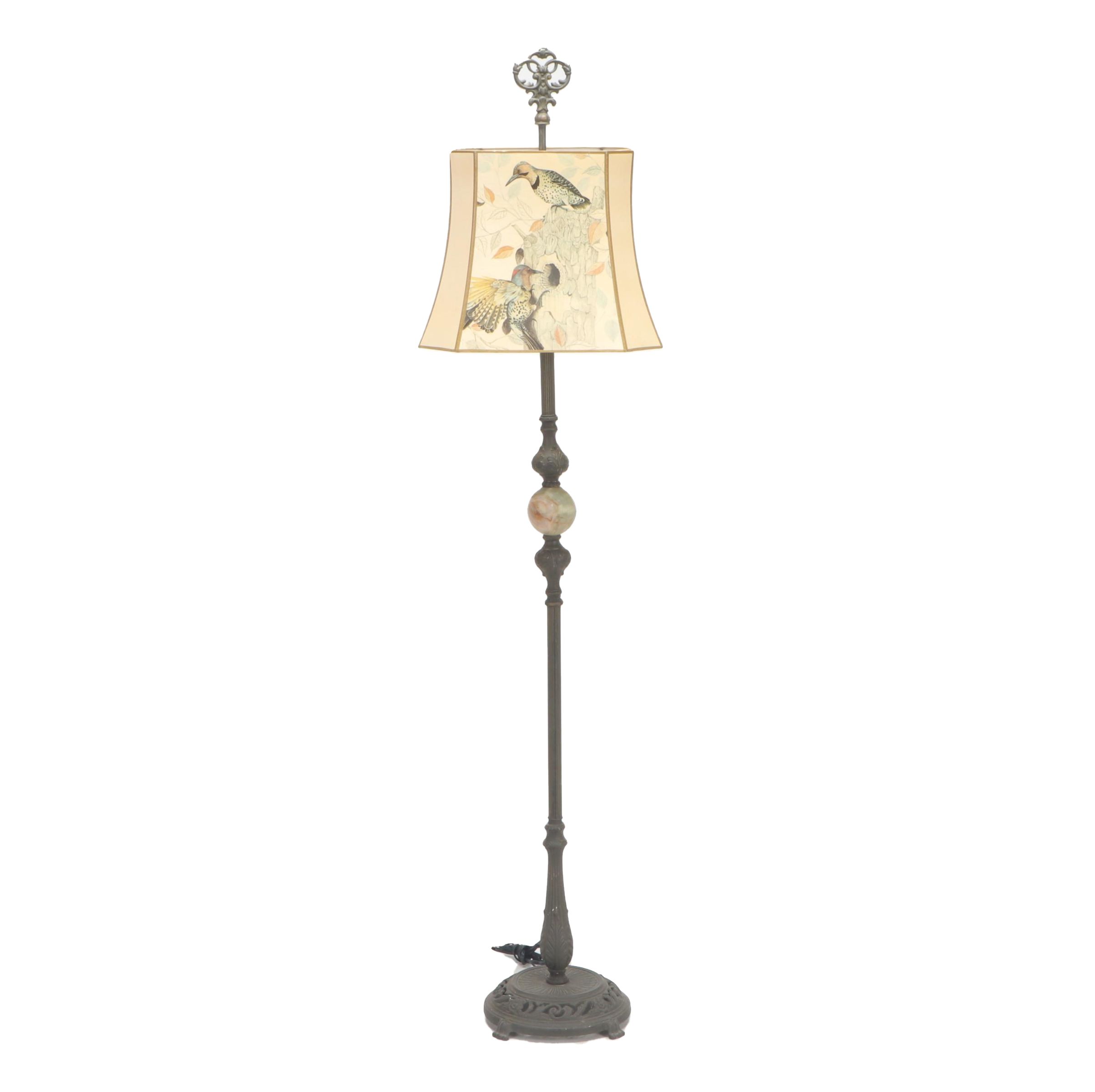 bird themed floor lamp