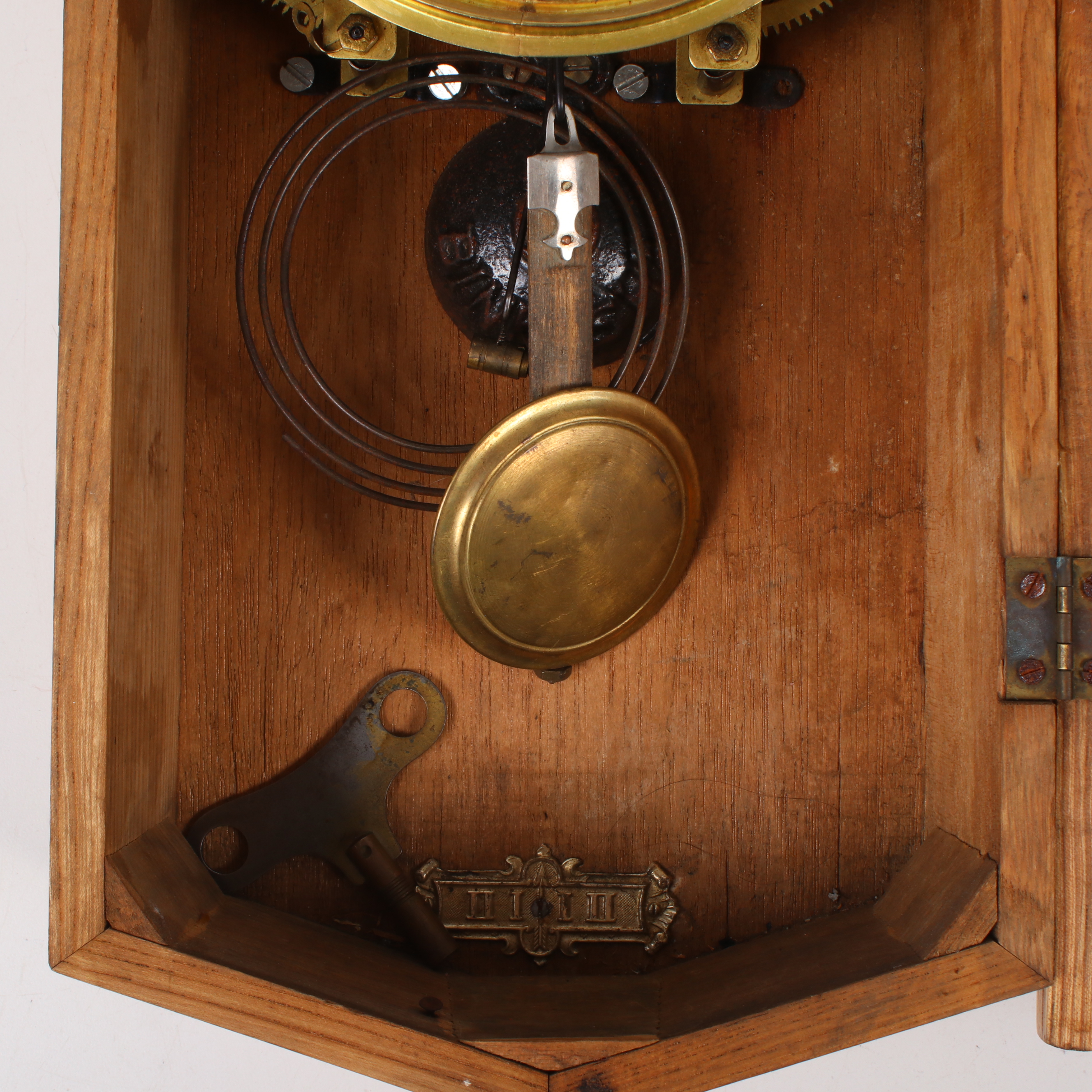 Sessions and Antique Schoolhouse Reproduction Wall Clocks, Mid to Late