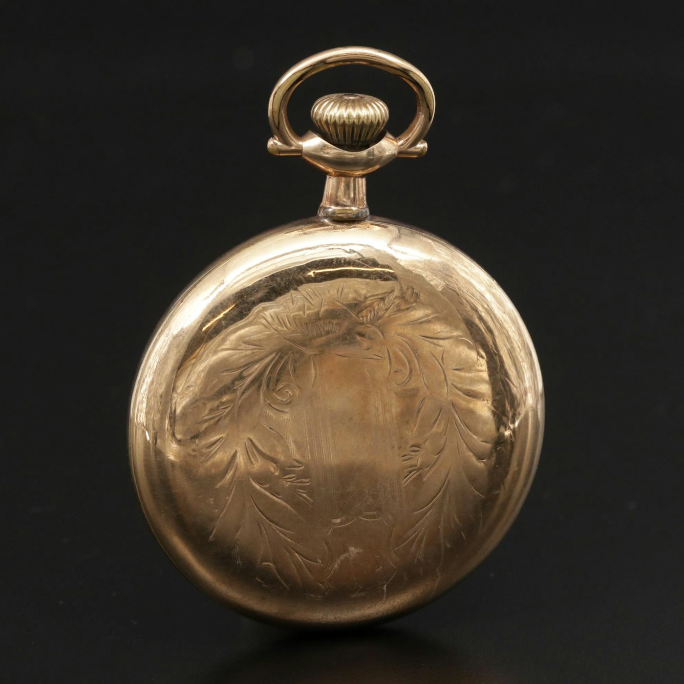 1917-hamilton-992-gold-filled-open-face-pocket-watch-ebth