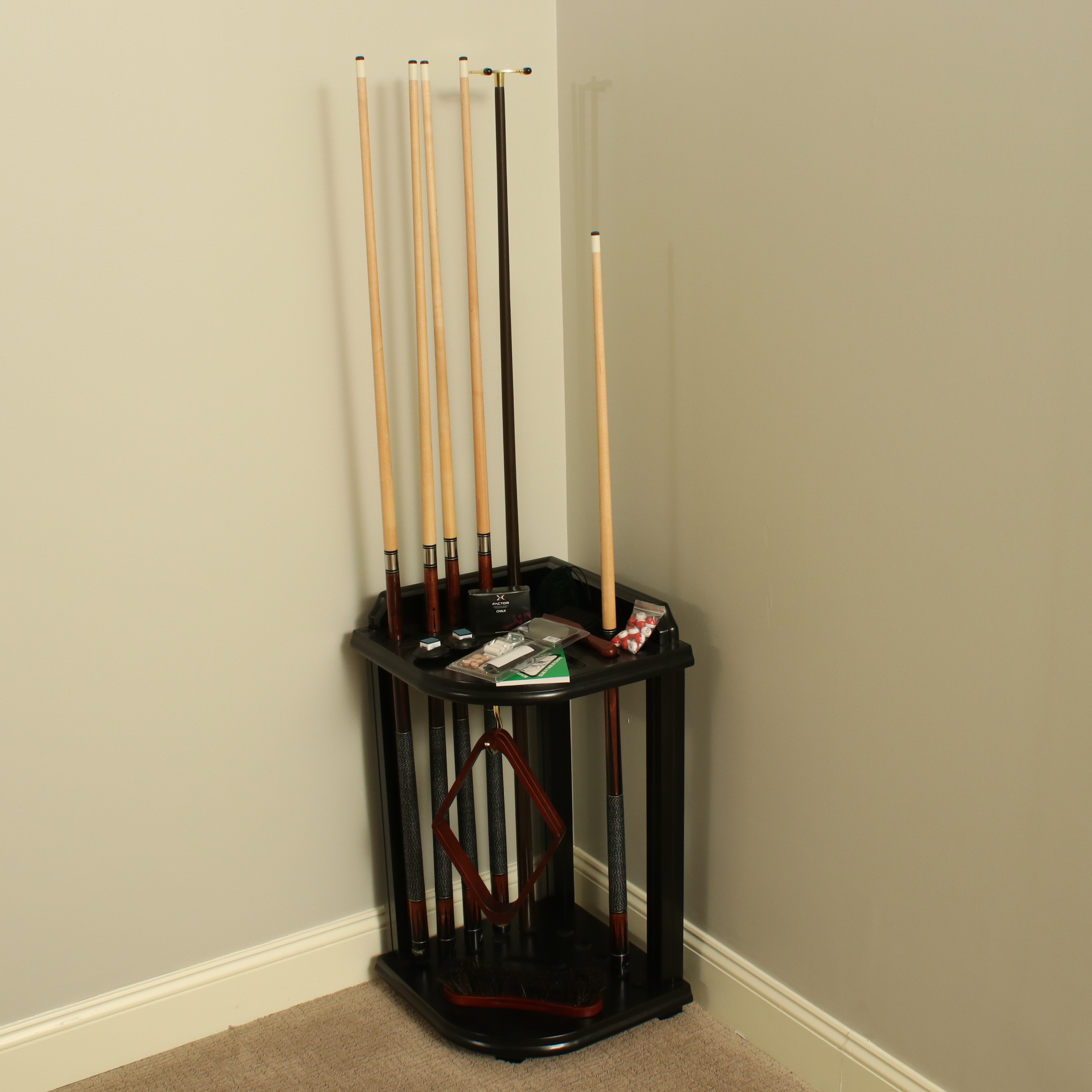 Plank & Hide Co. Pool Table with Accessories EBTH