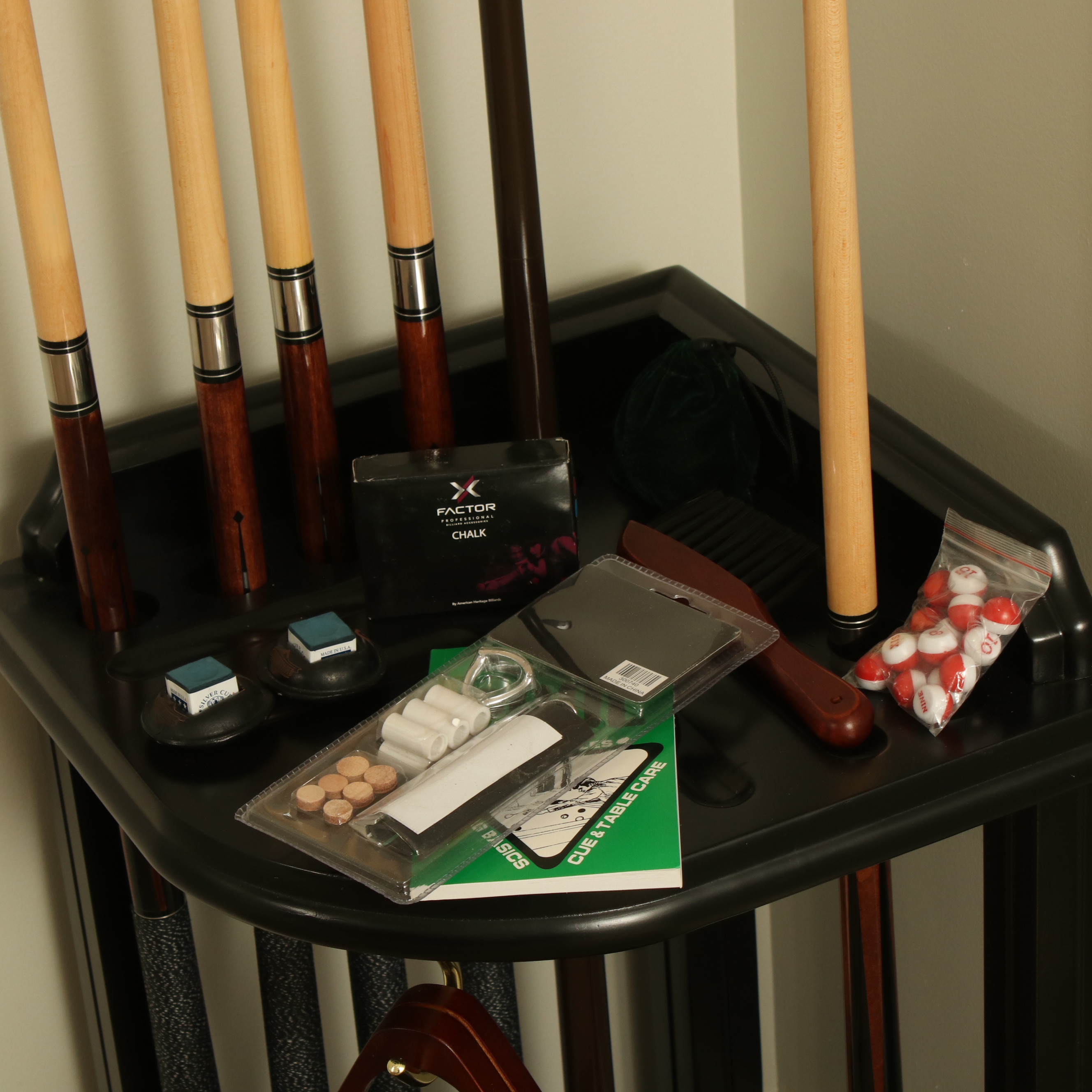 Plank & Hide Co. Pool Table with Accessories EBTH