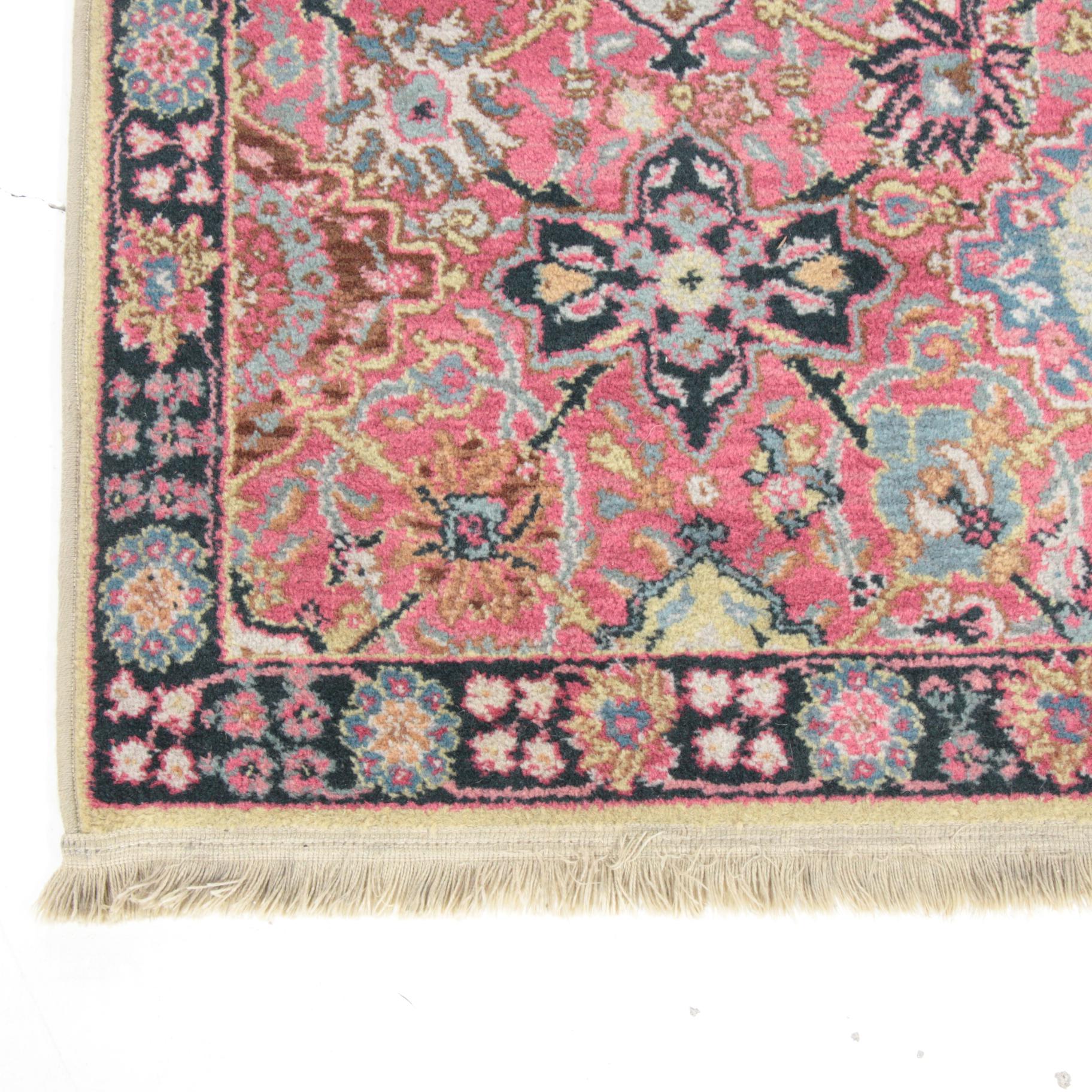 4'4 x 6'2 Machine Made Karastan Williamsburg Restoration "Kerman Vase