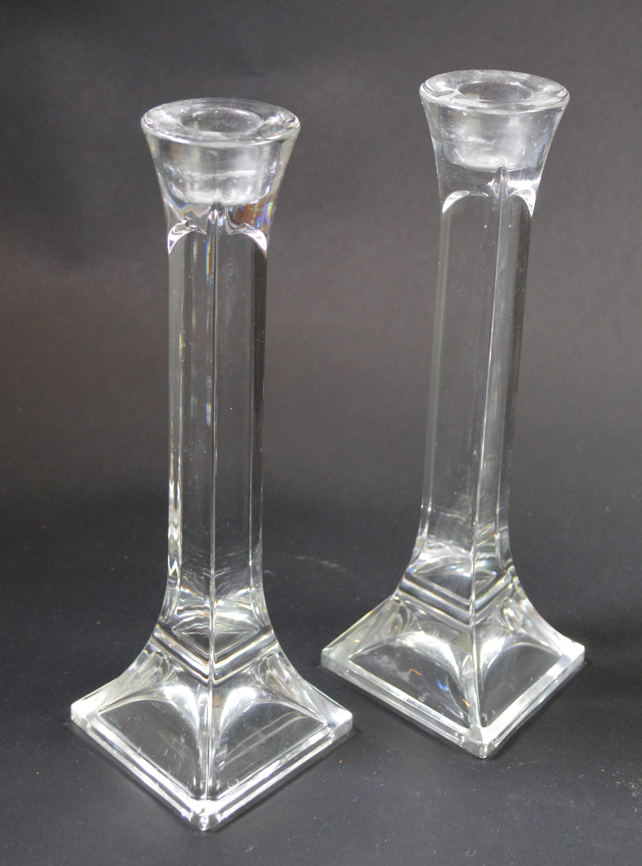 Villeroy & Boch Crystal Candlestick Trio, with Other Vase and