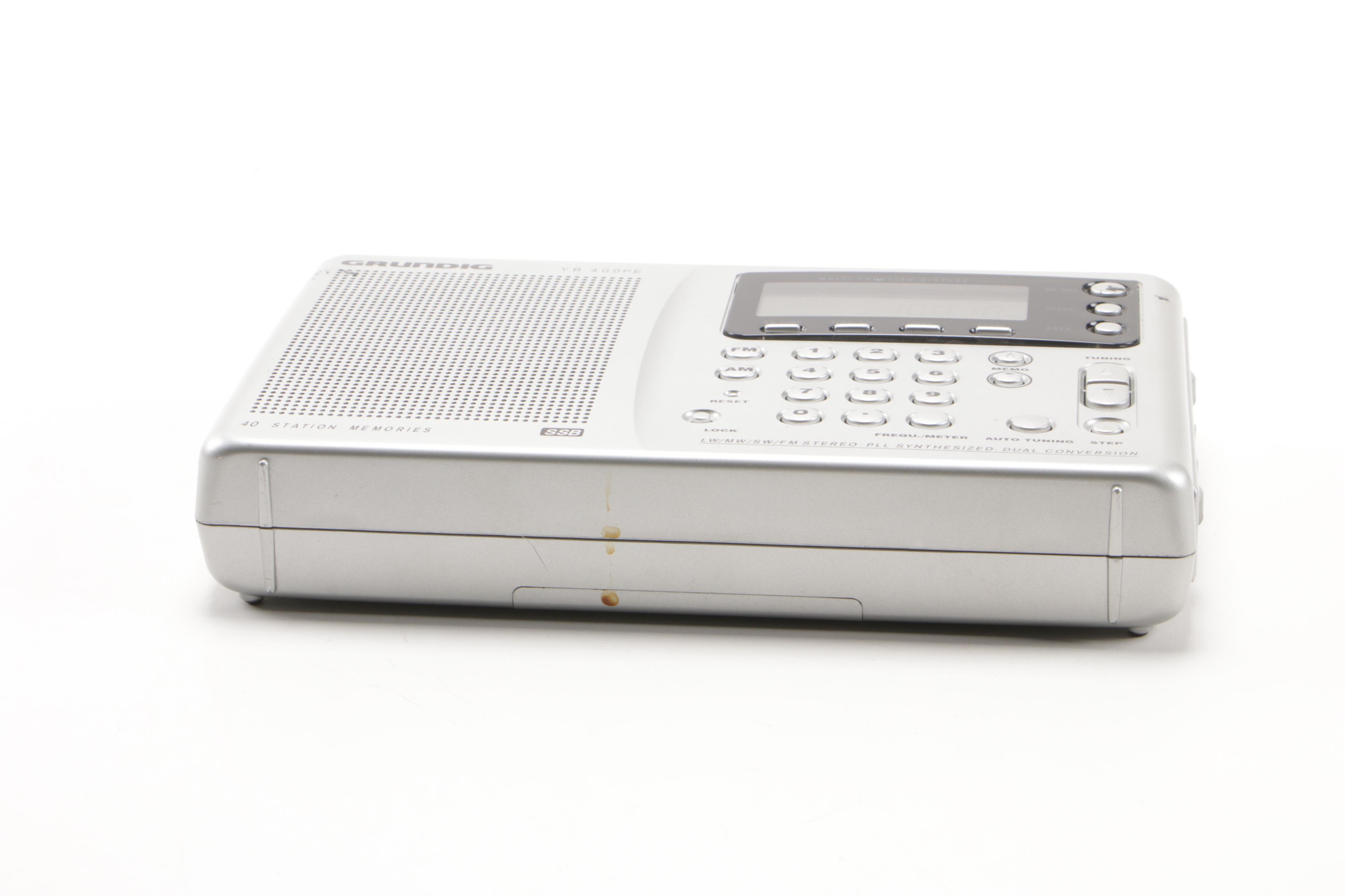 ETON Grundig YB400PE AM/FM Shortwave Radio with Storage Case EBTH