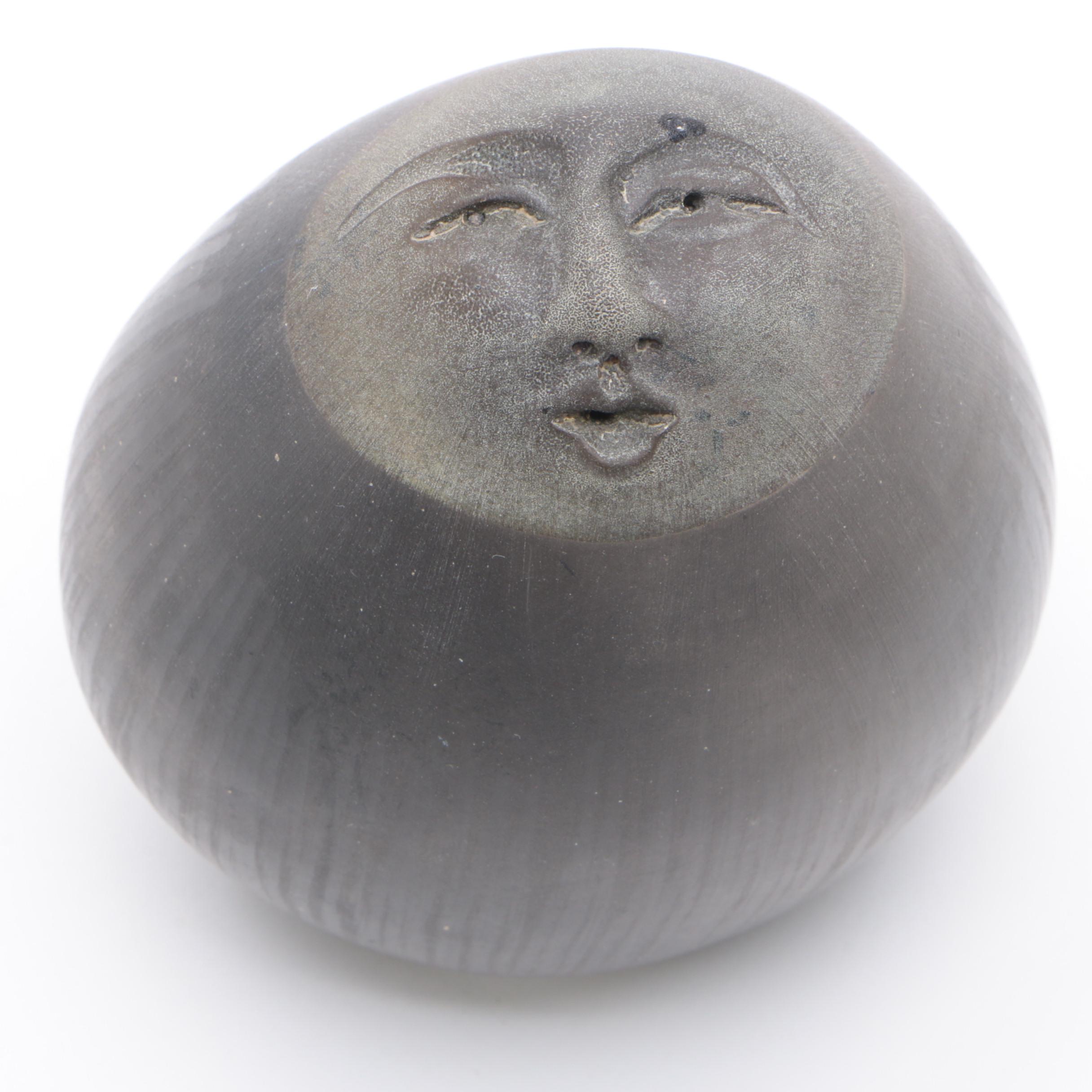 Nan Emmett Raku Ceramic Ceremonial Deva Spirit Rattle | EBTH