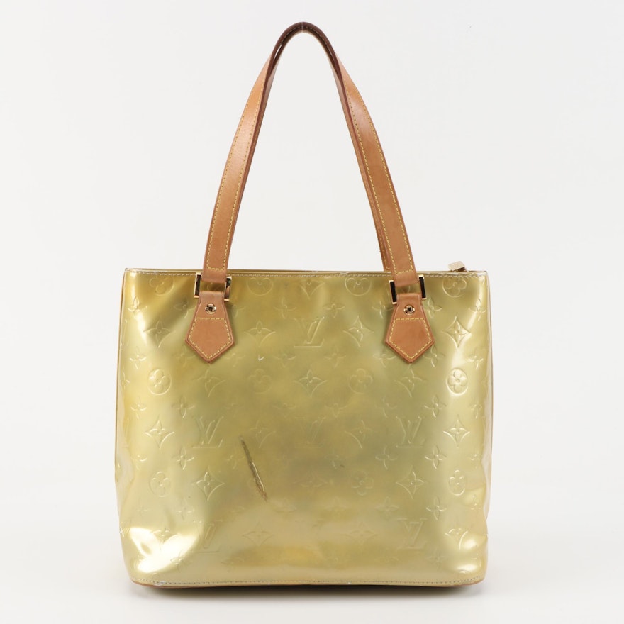 Louis Vuitton Houston Bag in Monogram Vernis and Vachetta Leather | EBTH