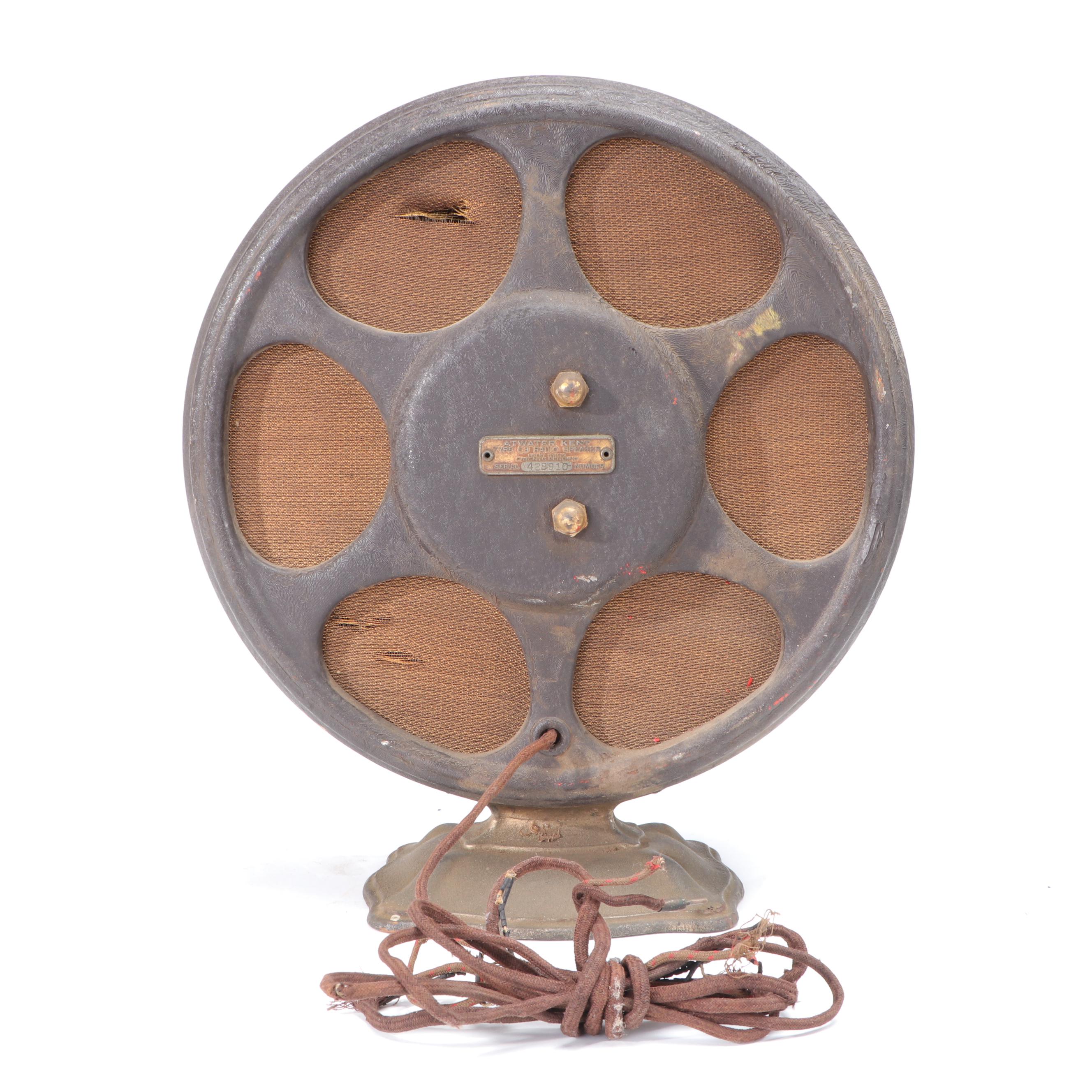 Atwater Kent Mfg. Co. Model 42 Tabletop Radio with E3 Radio Speaker, c