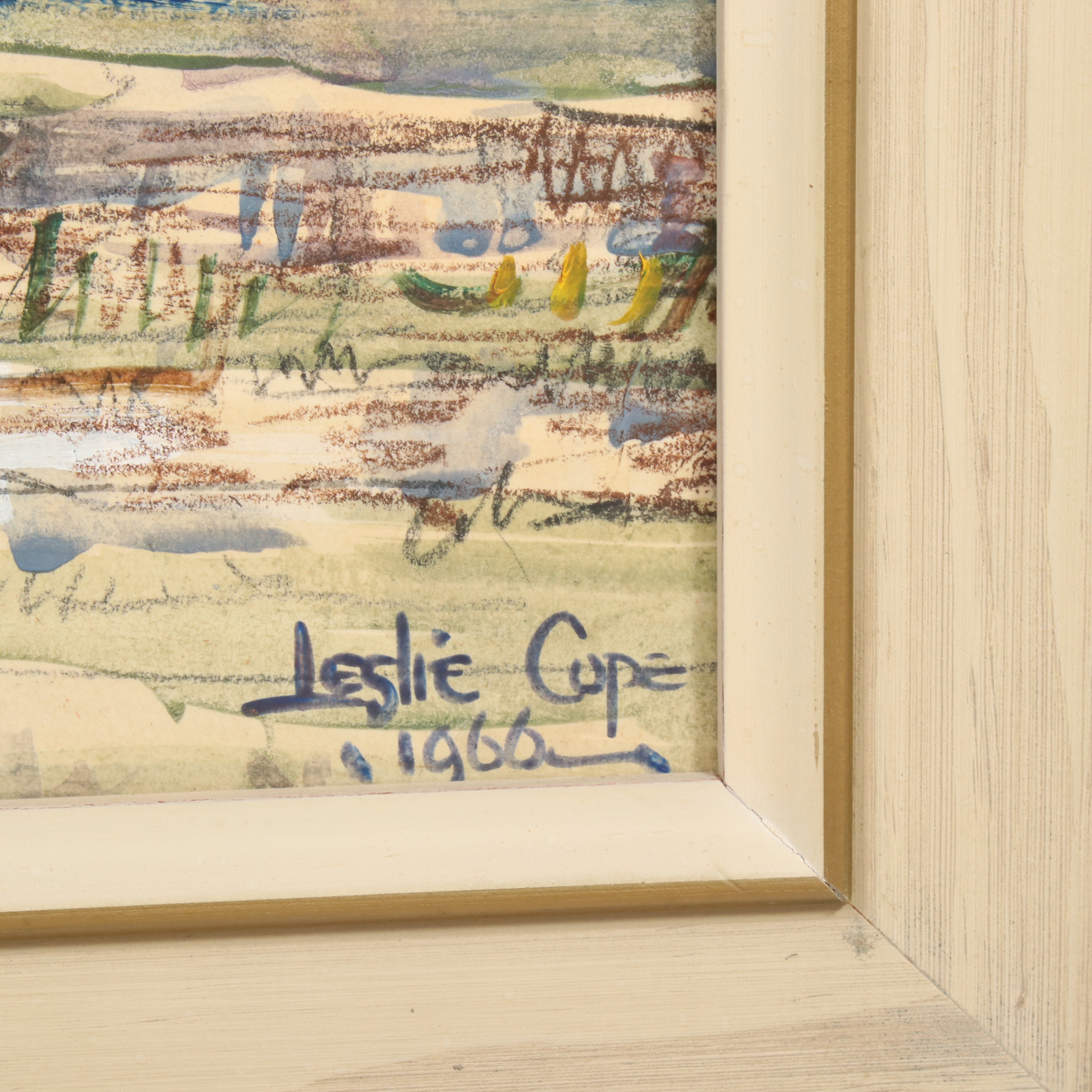 Leslie Cope Landscape Oil Painting, 1966 EBTH