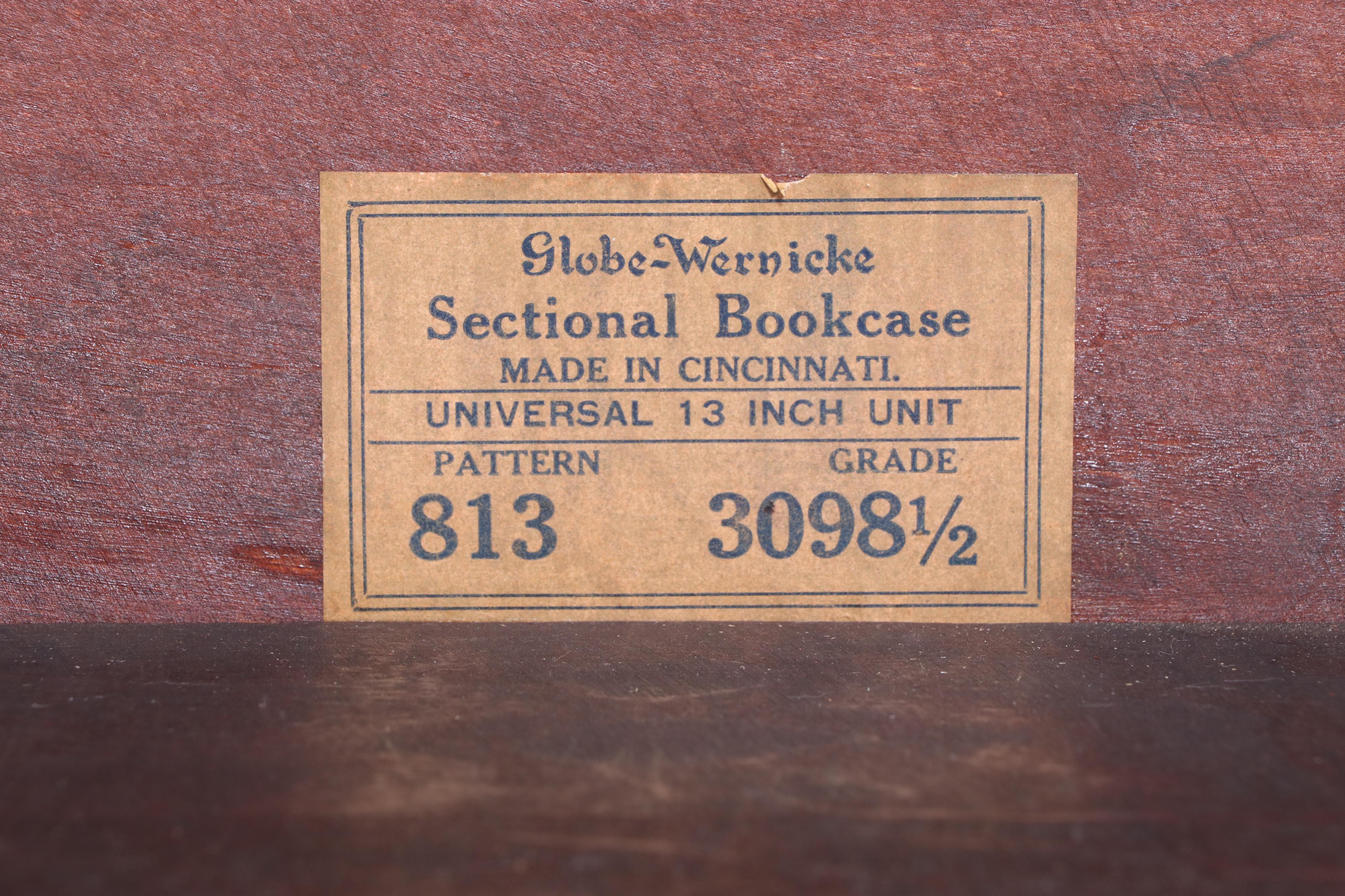 GlobeWernicke Birch Barrister's Sectional Bookcase, Early 20th Century