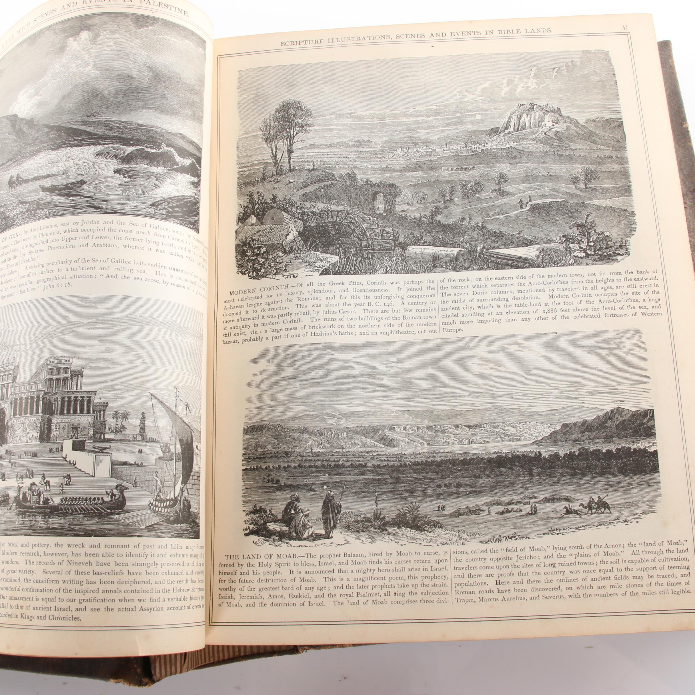 1881 "The Holy Bible with Complete Concordance and Bible Dictionary" EBTH