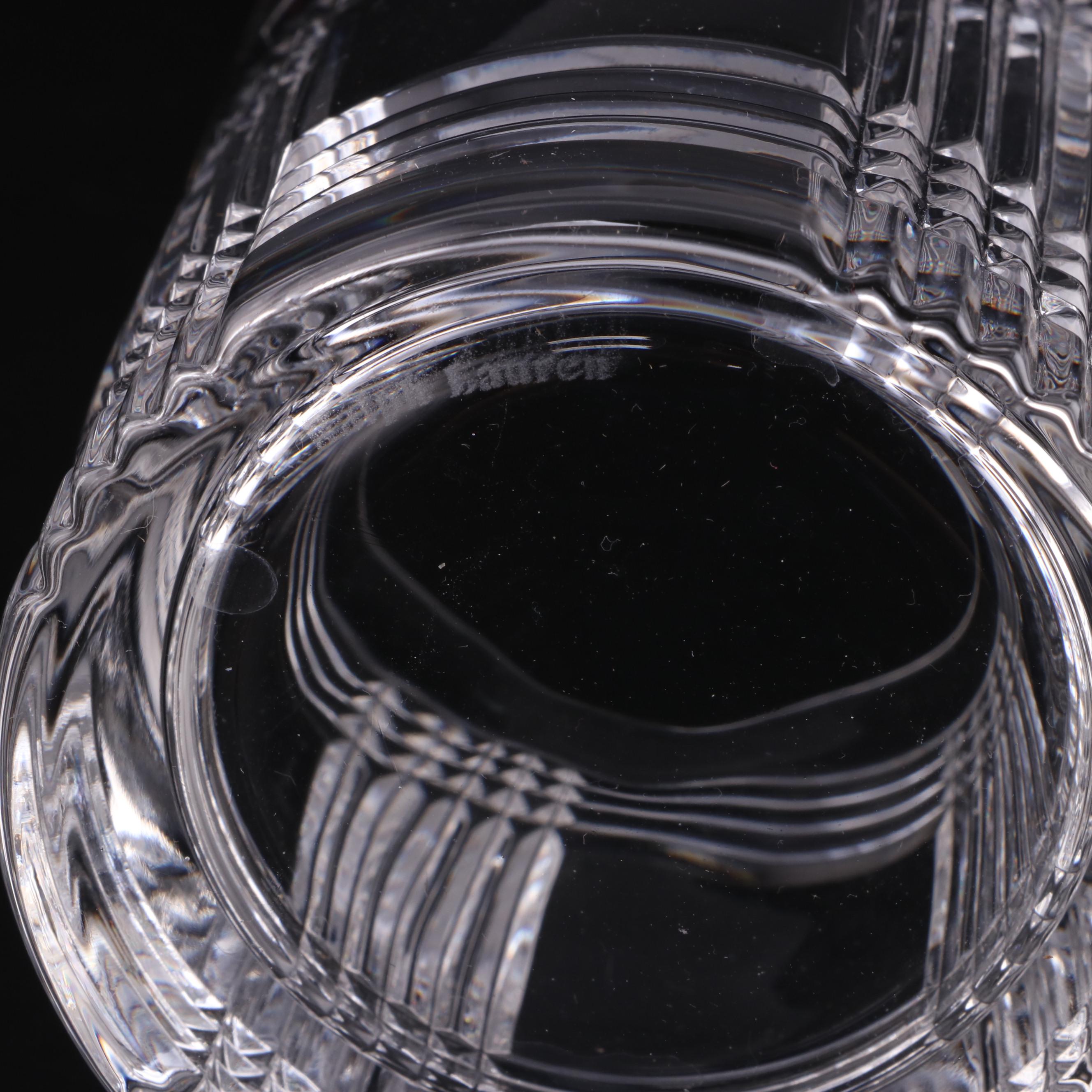 Ralph Lauren "Glen Plaid" Crystal Double Old Fashioned Glasses EBTH