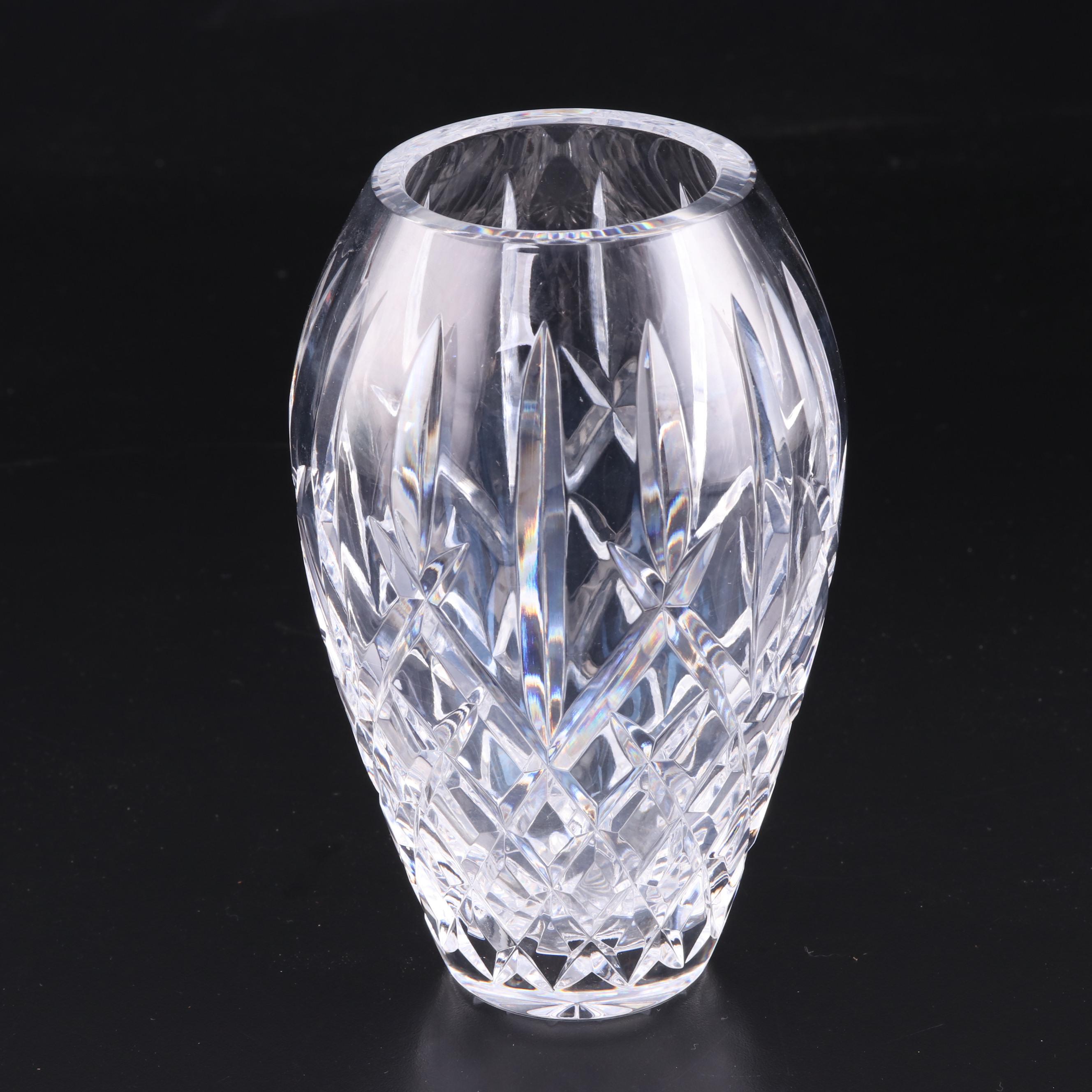 Waterford Crystal Vase, Mid to Late 20th Century EBTH