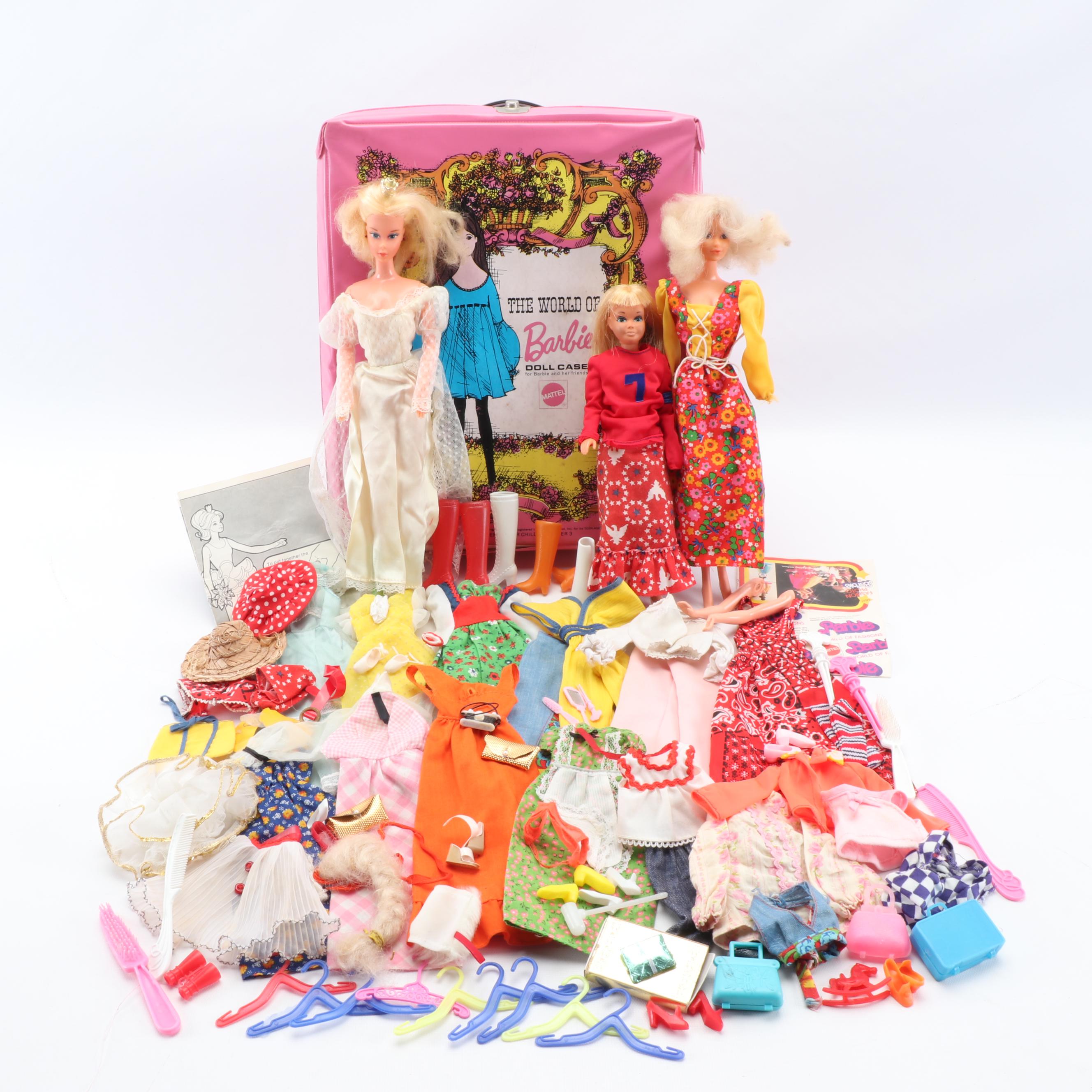 barbie case for dolls and clothes