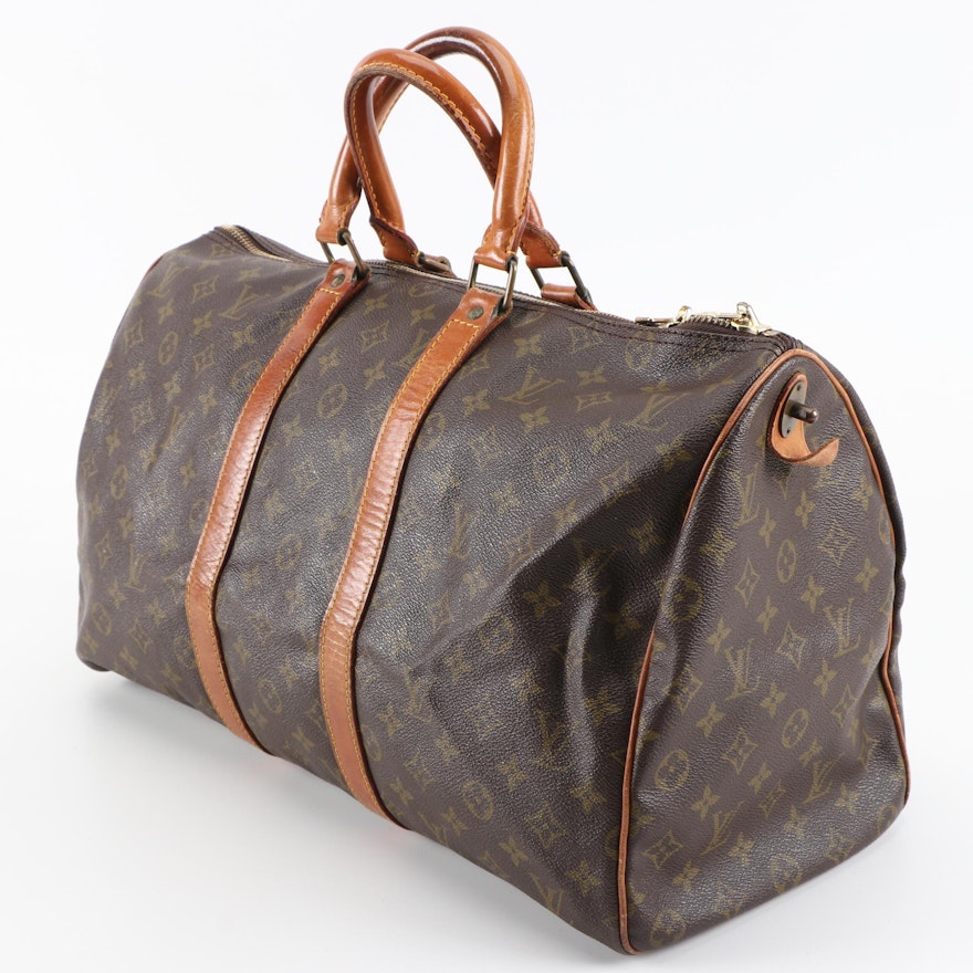 Louis Vuitton Keepall 45 in Monogram Canvas and Leather | EBTH