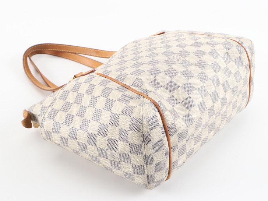 Louis Vuitton Totally PM Bag in Damier Azur Canvas and Vachetta Leather | EBTH