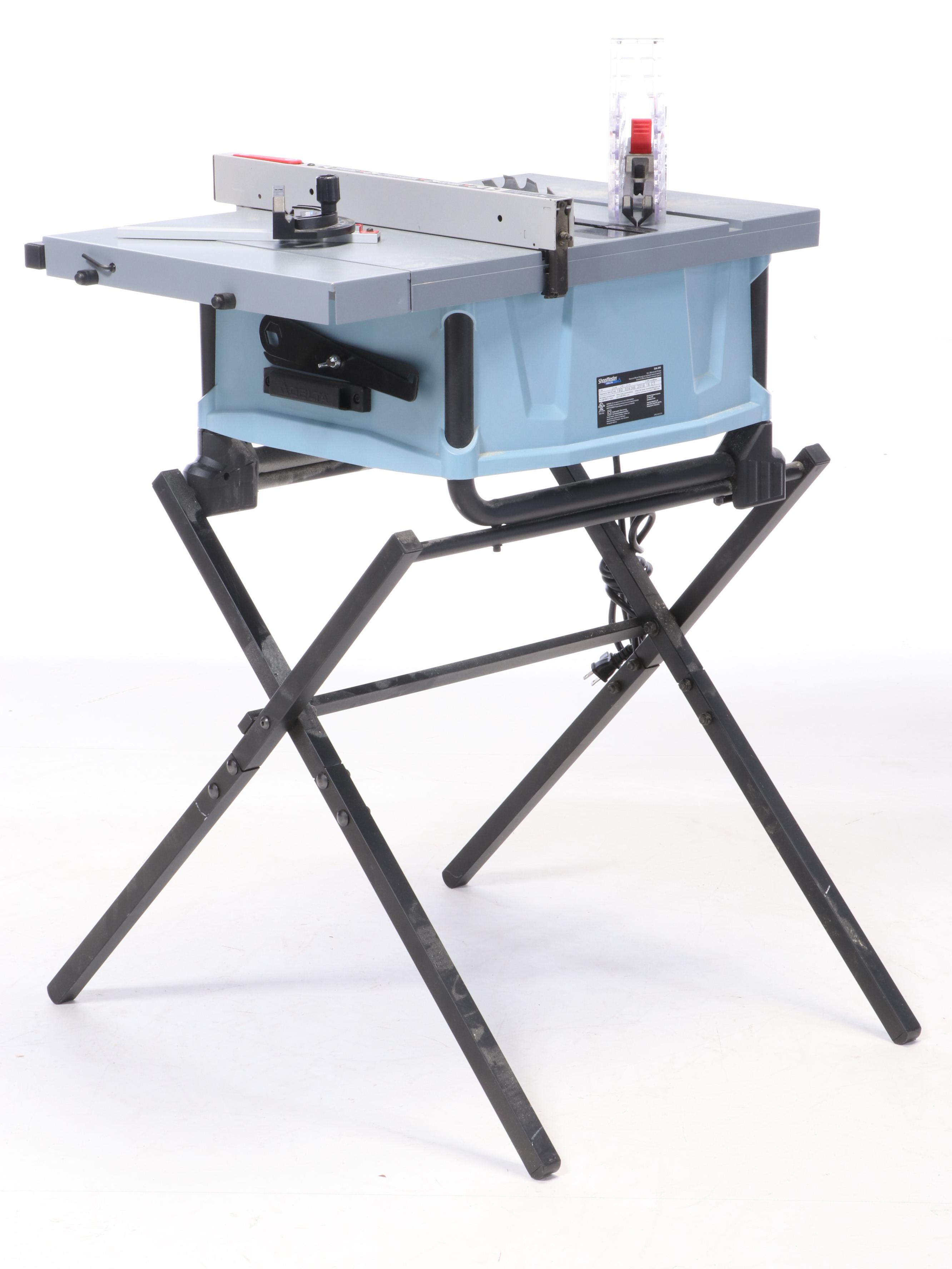 Delta Shopmaster Power Saw Model S36295 with Cast Aluminum Table EBTH