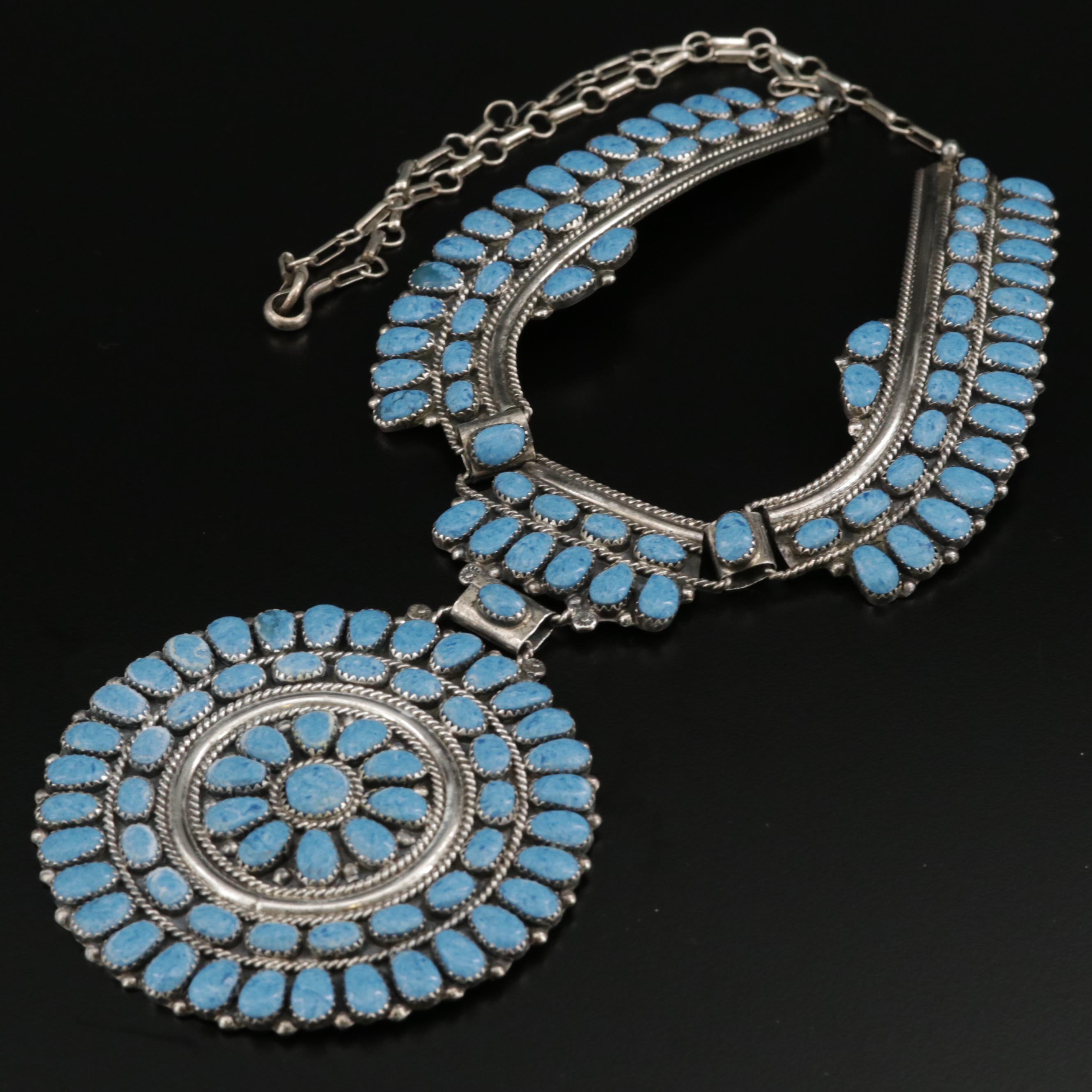 Juliana Williams and Martha Smiley Navajo Diné Sodalite Cluster